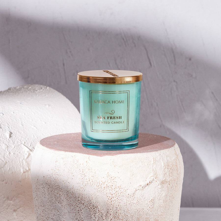 Karaca Home Sea Fresh Kokulu Mum 300.21.02.0072 -  Candles - ebarza Furniture UAE | Shop Modern Furniture in Abu Dhabi & Dubai - مفروشات ايبازرا في الامارات | تسوق اثاث عصري وديكورات مميزة في دبي وابوظبي