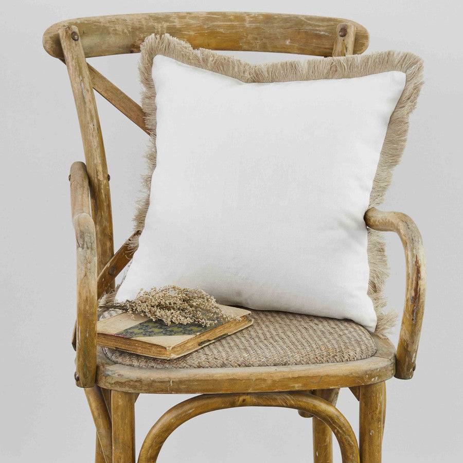Karaca Home Vesa Frilly Ecru Filled Pillow 45X45 Cm 200.18.01.0665 -  Cushions - ebarza Furniture UAE | Shop Modern Furniture in Abu Dhabi & Dubai - مفروشات ايبازرا في الامارات | تسوق اثاث عصري وديكورات مميزة في دبي وابوظبي