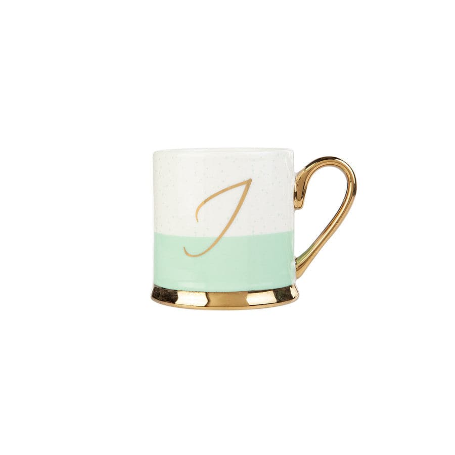 Karaca I Letter Mug 153.03.06.1616 -  Mugs - ebarza Furniture UAE | Shop Modern Furniture in Abu Dhabi & Dubai - مفروشات ايبازرا في الامارات | تسوق اثاث عصري وديكورات مميزة في دبي وابوظبي