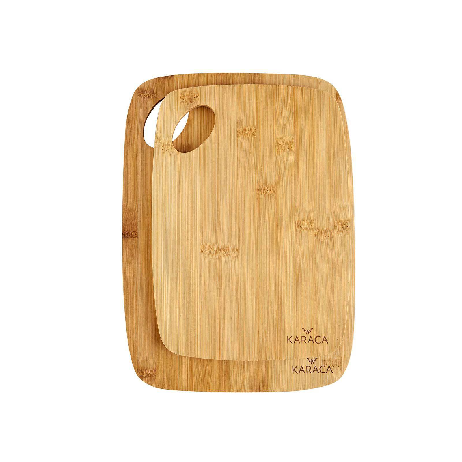 Karaca Karya 2-Piece Cutting Board 153.03.06.1302 -  Cutting Boards - ebarza Furniture UAE | Shop Modern Furniture in Abu Dhabi & Dubai - مفروشات ايبازرا في الامارات | تسوق اثاث عصري وديكورات مميزة في دبي وابوظبي