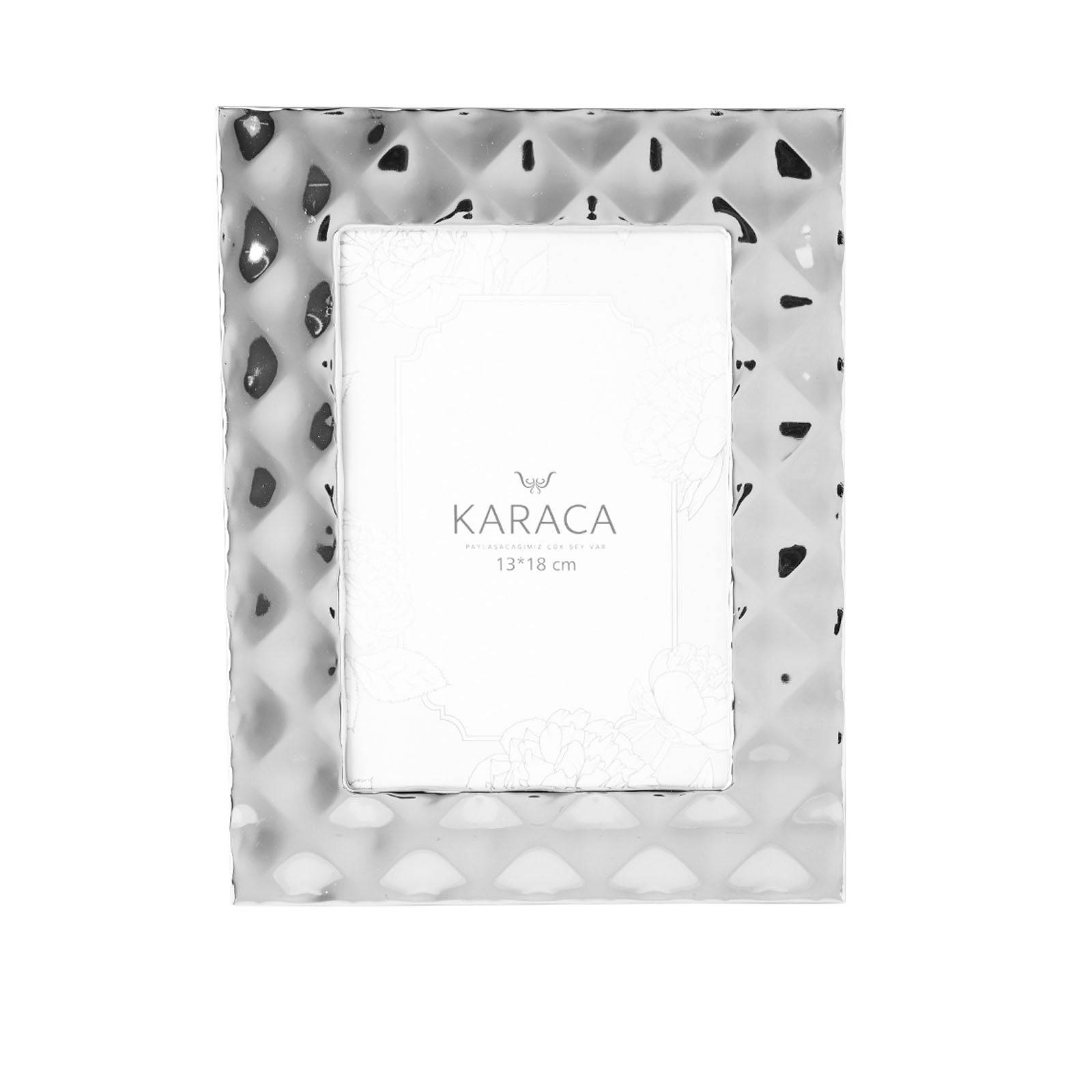Karaca Magic 15X21 Cm Silver Frame 153.20.01.0137 -  Photo Frames - ebarza Furniture UAE | Shop Modern Furniture in Abu Dhabi & Dubai - مفروشات ايبازرا في الامارات | تسوق اثاث عصري وديكورات مميزة في دبي وابوظبي