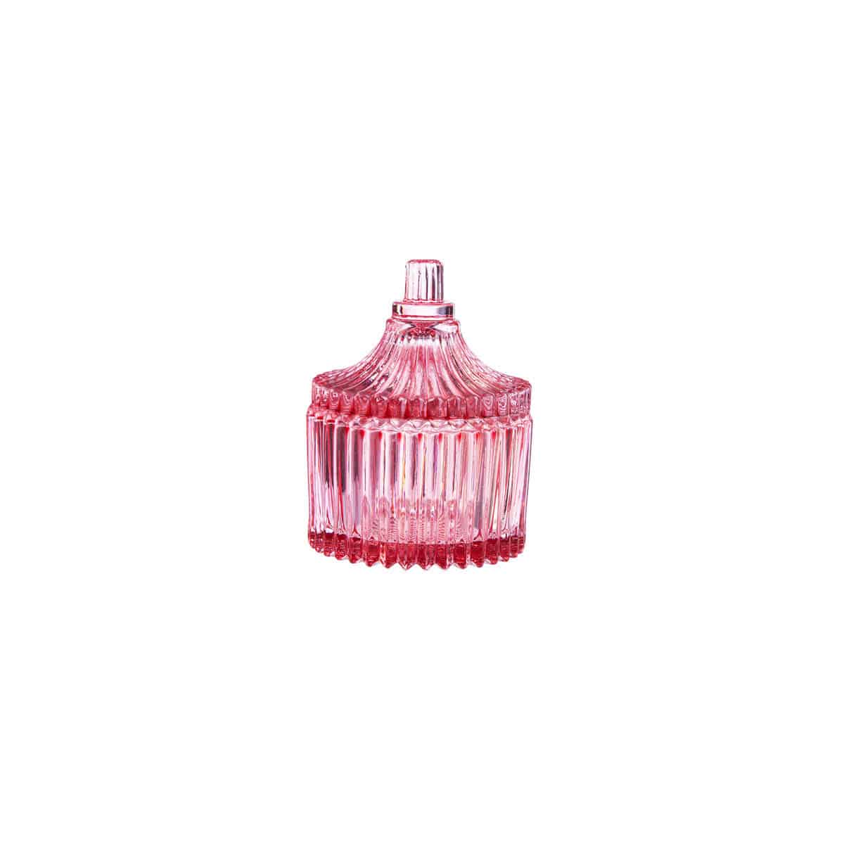 Karaca Mini Lidded Turkish Delight Holder Pink 153.21.01.0191 -  Delight Holders - ebarza Furniture UAE | Shop Modern Furniture in Abu Dhabi & Dubai - مفروشات ايبازرا في الامارات | تسوق اثاث عصري وديكورات مميزة في دبي وابوظبي