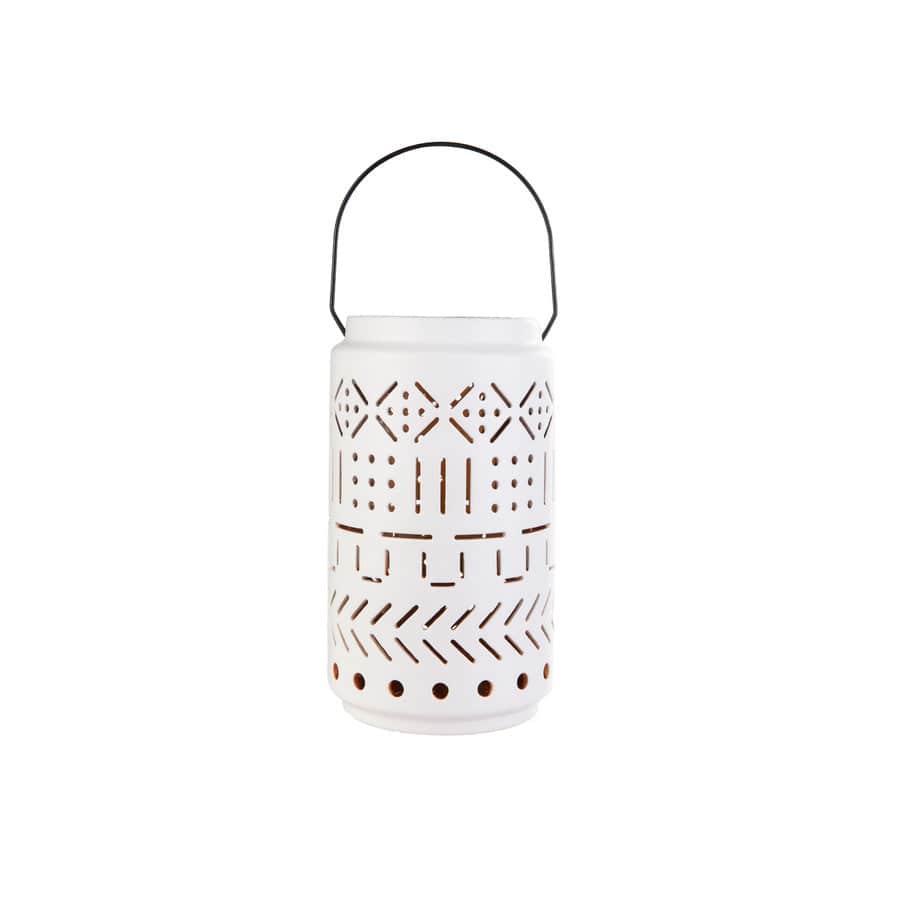 Karaca Nature White Lantern 153.20.01.0191 -  Candle Holders - ebarza Furniture UAE | Shop Modern Furniture in Abu Dhabi & Dubai - مفروشات ايبازرا في الامارات | تسوق اثاث عصري وديكورات مميزة في دبي وابوظبي