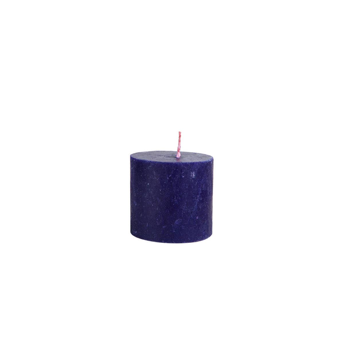 Karaca Navy Blue Cylinder Candle 6,5X6 Cm 153.20.01.0412 -  Candles - ebarza Furniture UAE | Shop Modern Furniture in Abu Dhabi & Dubai - مفروشات ايبازرا في الامارات | تسوق اثاث عصري وديكورات مميزة في دبي وابوظبي