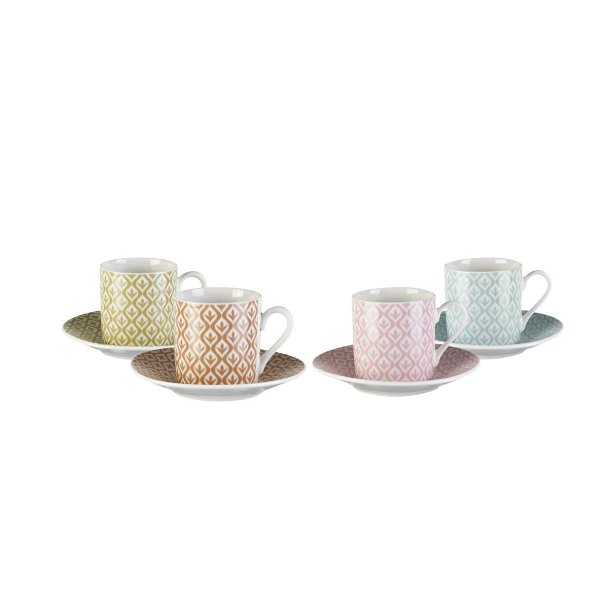 Karaca Painter 4 Coffee Cup Set  153.01.01.3697 -  Coffee Sets - ebarza Furniture UAE | Shop Modern Furniture in Abu Dhabi & Dubai - مفروشات ايبازرا في الامارات | تسوق اثاث عصري وديكورات مميزة في دبي وابوظبي