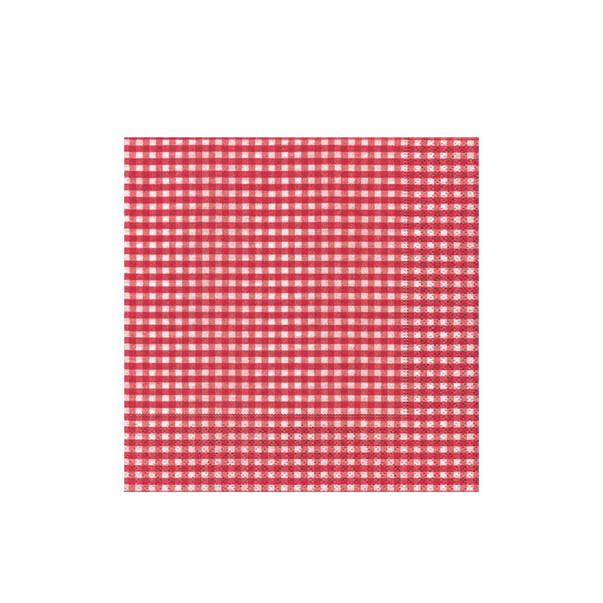 Karaca RED PLAID PAPER NAPKIN 20 PCS 33X33CM 300.22.02.0710 -  Napkins - ebarza Furniture UAE | Shop Modern Furniture in Abu Dhabi & Dubai - مفروشات ايبازرا في الامارات | تسوق اثاث عصري وديكورات مميزة في دبي وابوظبي