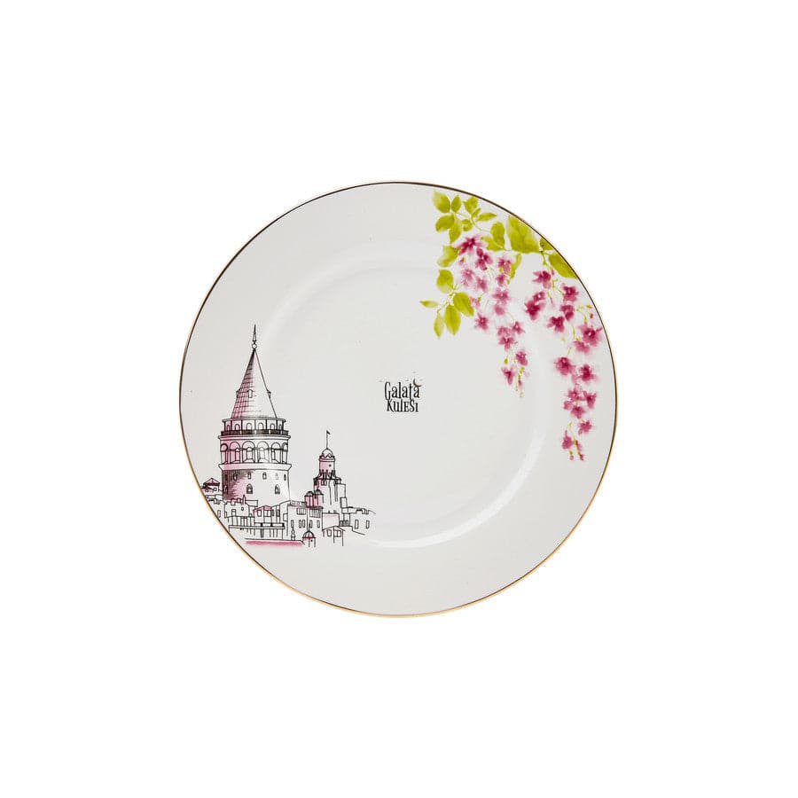 Karaca Redbud Galata Serving Plate 153.03.06.4965 -  Plates - ebarza Furniture UAE | Shop Modern Furniture in Abu Dhabi & Dubai - مفروشات ايبازرا في الامارات | تسوق اثاث عصري وديكورات مميزة في دبي وابوظبي