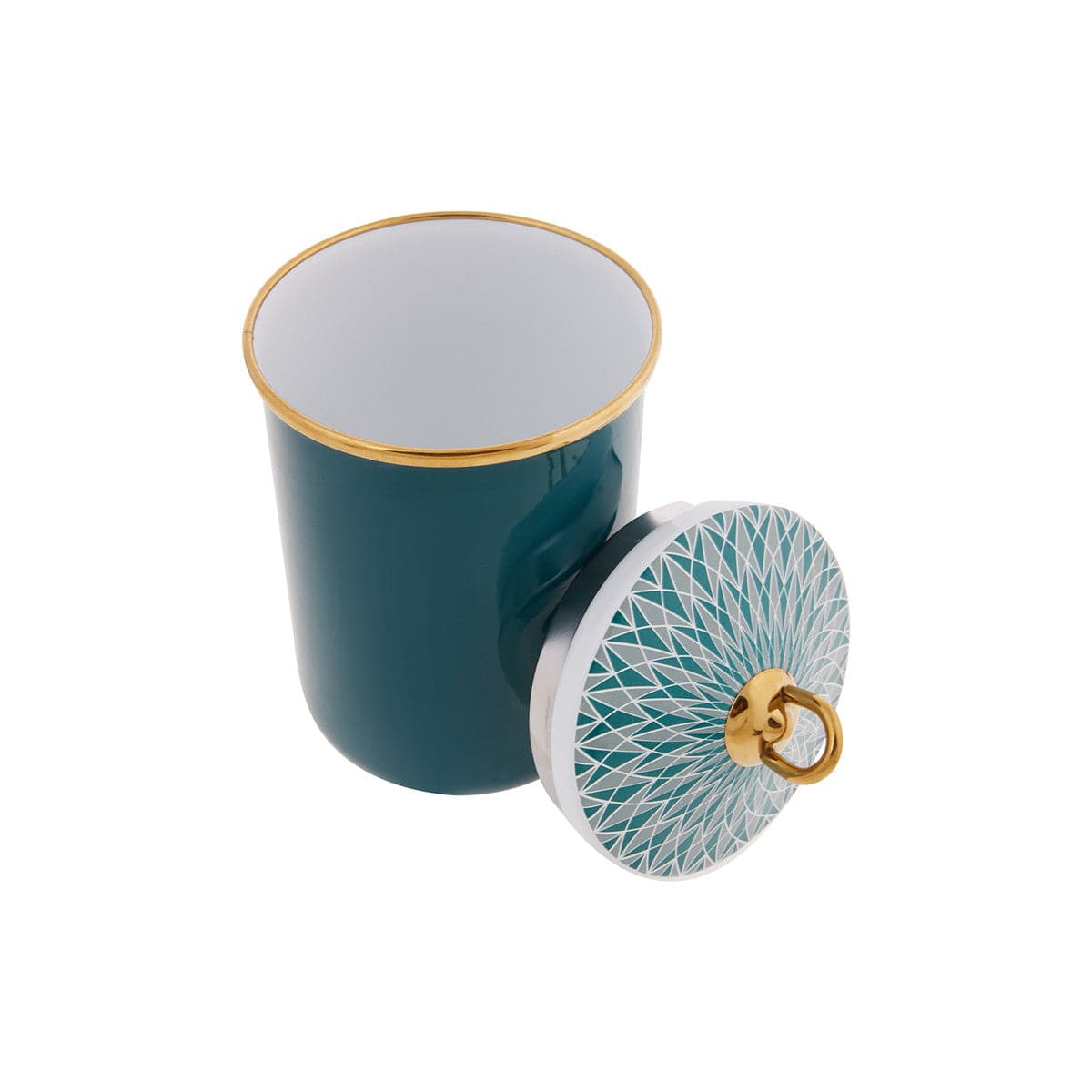 Karaca Retro Green Storage Container Medium 153.03.06.5032 -  Spice Sets - ebarza Furniture UAE | Shop Modern Furniture in Abu Dhabi & Dubai - مفروشات ايبازرا في الامارات | تسوق اثاث عصري وديكورات مميزة في دبي وابوظبي