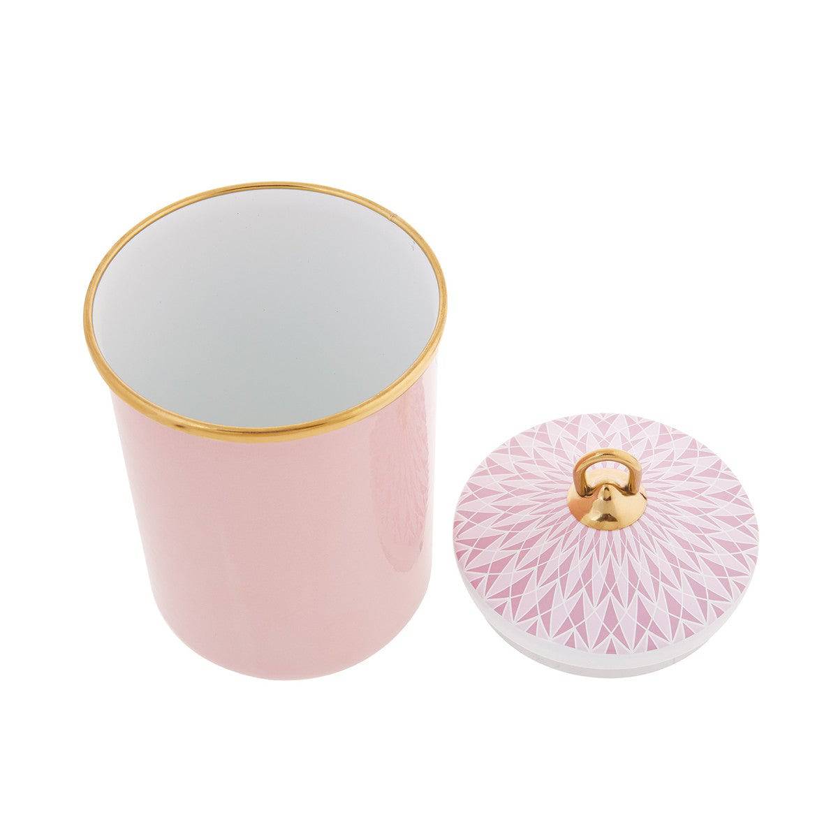 Karaca Retro Pink Storage Container Medium 153.03.06.5028 -  Spice Sets - ebarza Furniture UAE | Shop Modern Furniture in Abu Dhabi & Dubai - مفروشات ايبازرا في الامارات | تسوق اثاث عصري وديكورات مميزة في دبي وابوظبي