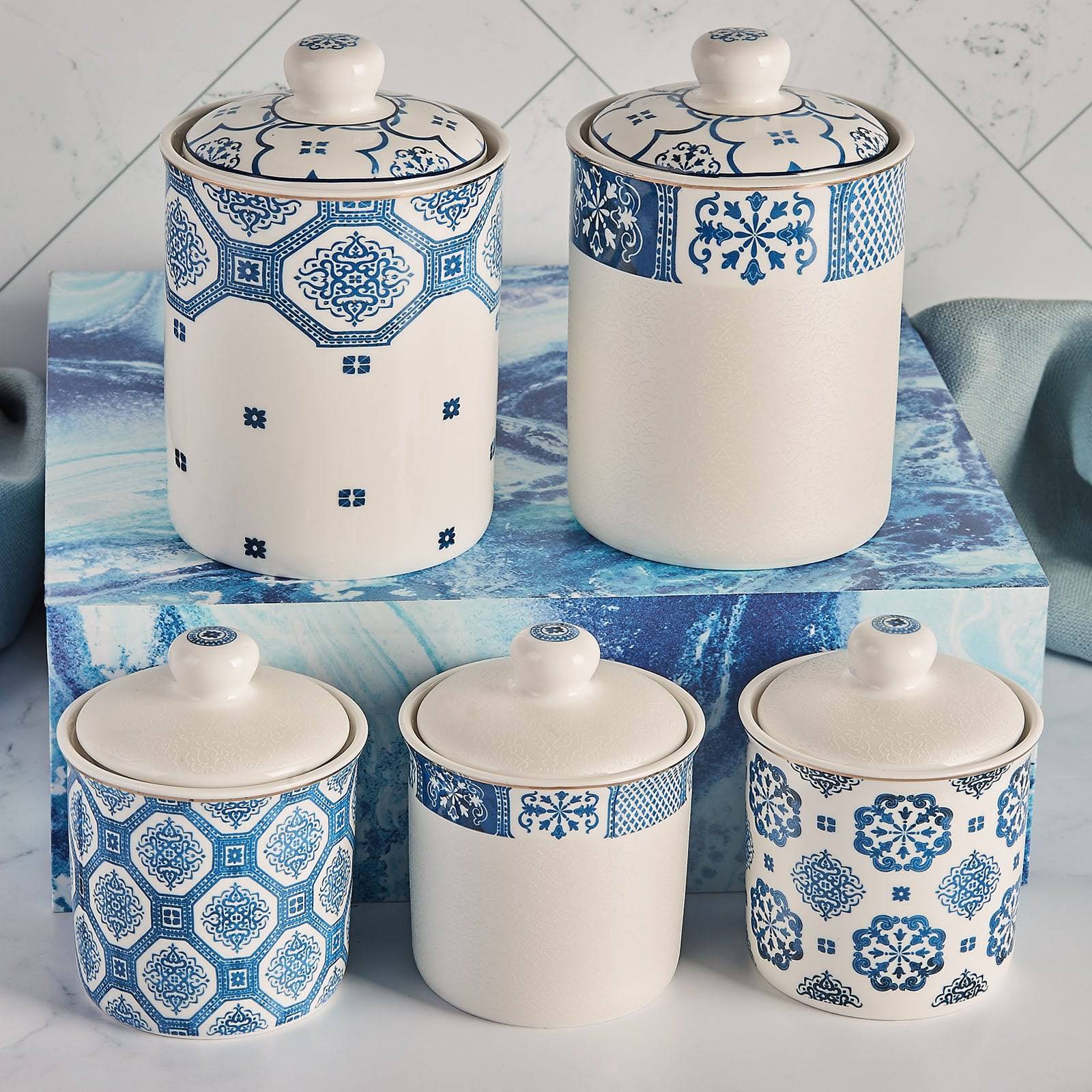Karaca Riad 5-Piece Spice Set 153.03.07.7374 -  Spice Sets - ebarza Furniture UAE | Shop Modern Furniture in Abu Dhabi & Dubai - مفروشات ايبازرا في الامارات | تسوق اثاث عصري وديكورات مميزة في دبي وابوظبي