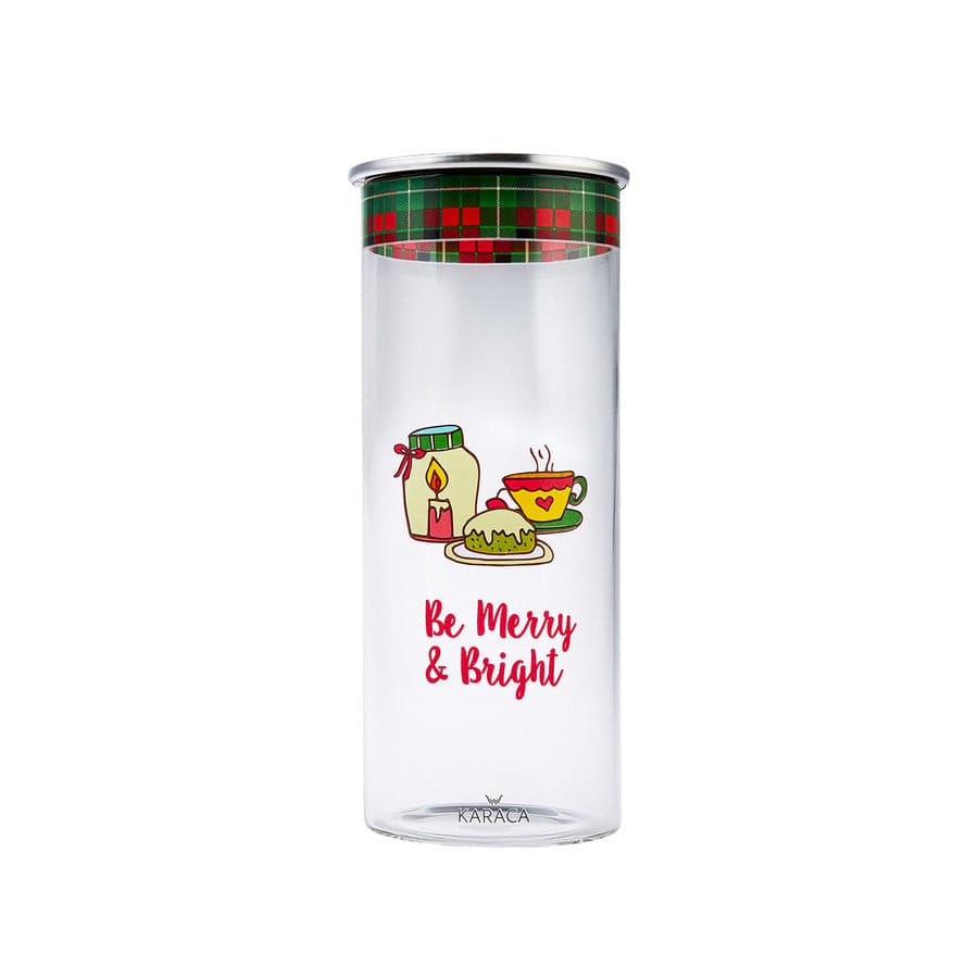 Karaca Ribbon Storage Container 1380Ml 153.03.06.4934 -  Spice Sets - ebarza Furniture UAE | Shop Modern Furniture in Abu Dhabi & Dubai - مفروشات ايبازرا في الامارات | تسوق اثاث عصري وديكورات مميزة في دبي وابوظبي