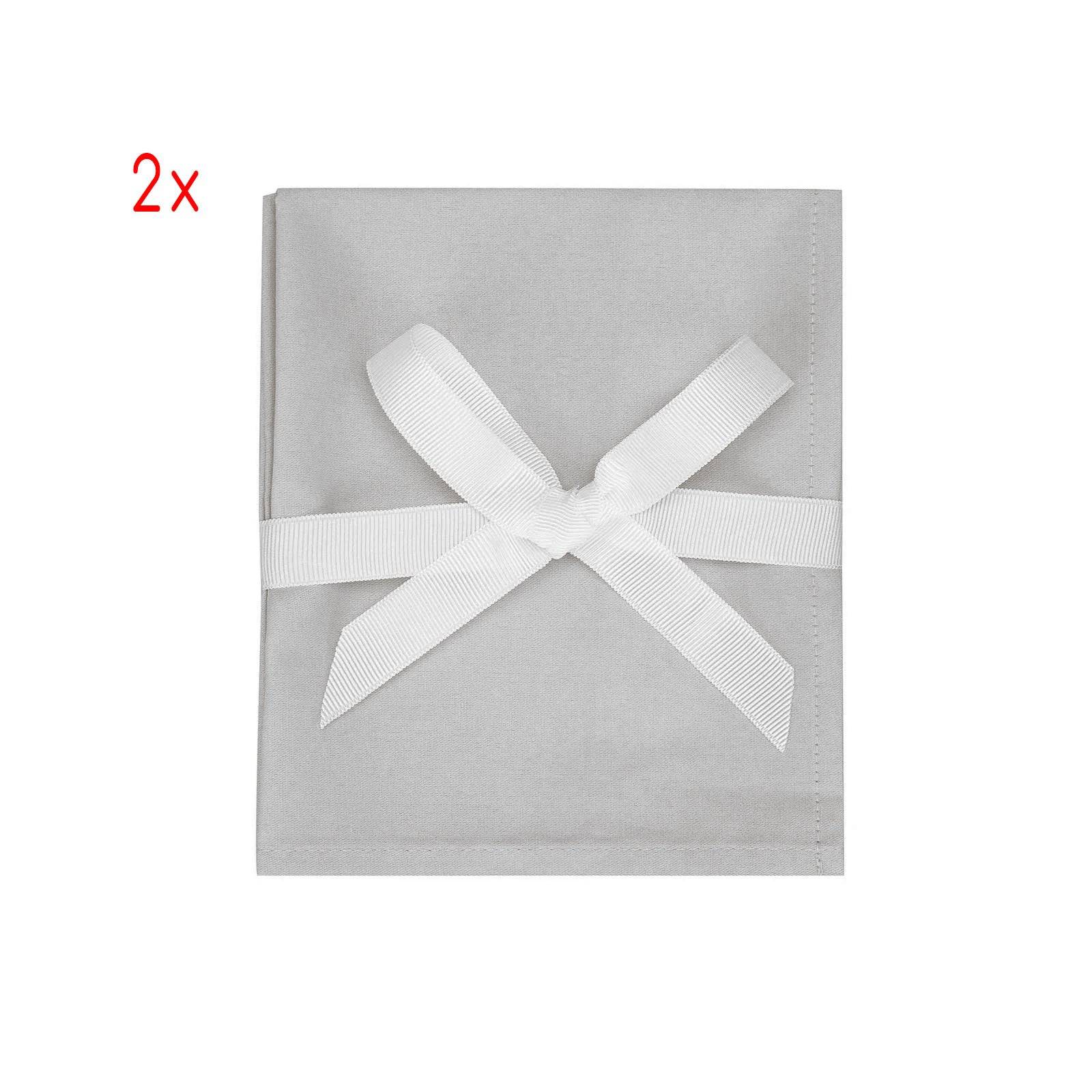 Karaca Seher Napkin 2 Pcs Grey 153.19.01.1291 -  Napkins - ebarza Furniture UAE | Shop Modern Furniture in Abu Dhabi & Dubai - مفروشات ايبازرا في الامارات | تسوق اثاث عصري وديكورات مميزة في دبي وابوظبي
