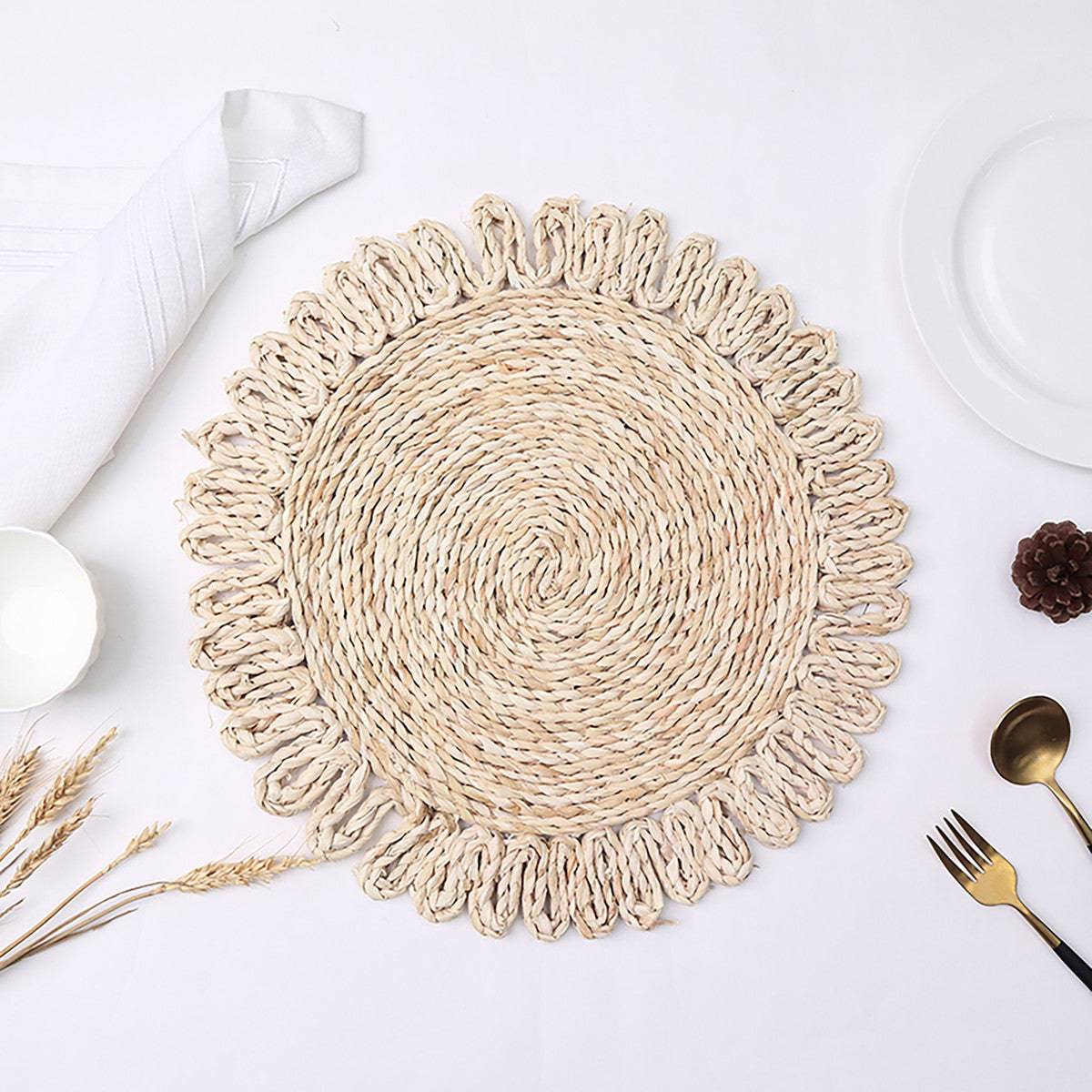 Karaca Sera Husk 2-Set Placemat 153.20.01.0268 -  Placemats - ebarza Furniture UAE | Shop Modern Furniture in Abu Dhabi & Dubai - مفروشات ايبازرا في الامارات | تسوق اثاث عصري وديكورات مميزة في دبي وابوظبي