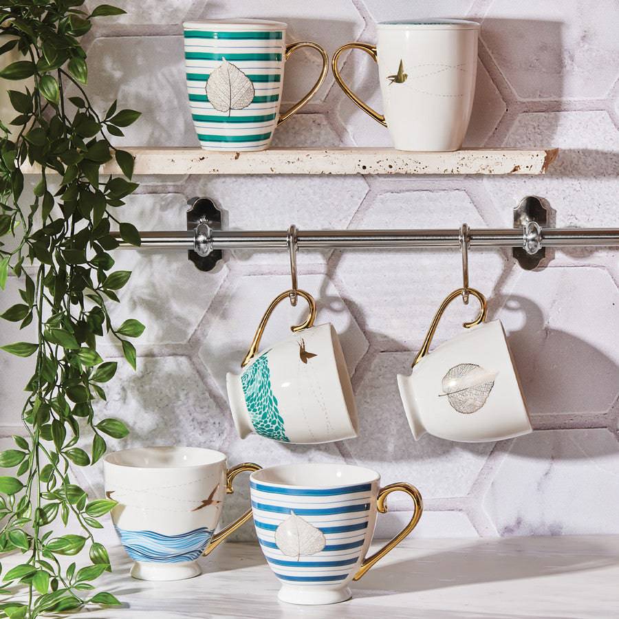 Karaca Swallow Lid Mug 153.03.06.4672 -  Mugs - ebarza Furniture UAE | Shop Modern Furniture in Abu Dhabi & Dubai - مفروشات ايبازرا في الامارات | تسوق اثاث عصري وديكورات مميزة في دبي وابوظبي