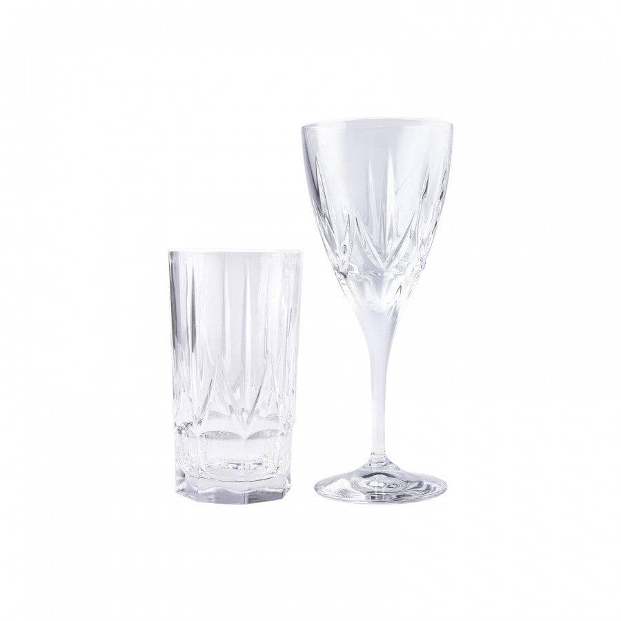 Karaca Turin 24 Piece Glass Set Rcr 153.03.08.0602 -  Drinkware - ebarza Furniture UAE | Shop Modern Furniture in Abu Dhabi & Dubai - مفروشات ايبازرا في الامارات | تسوق اثاث عصري وديكورات مميزة في دبي وابوظبي