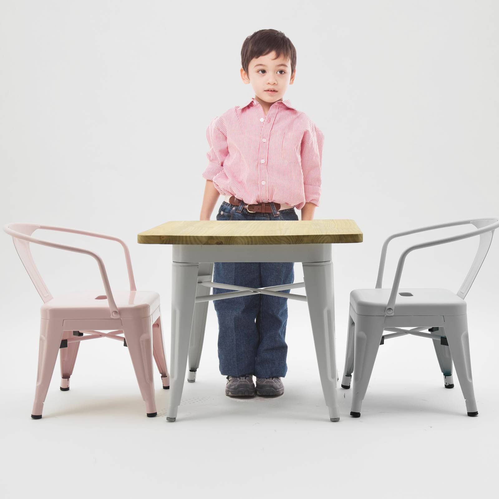 Kids Chair Metal K01-B -  Kids Chairs - ebarza Furniture UAE | Shop Modern Furniture in Abu Dhabi & Dubai - مفروشات ايبازرا في الامارات | تسوق اثاث عصري وديكورات مميزة في دبي وابوظبي