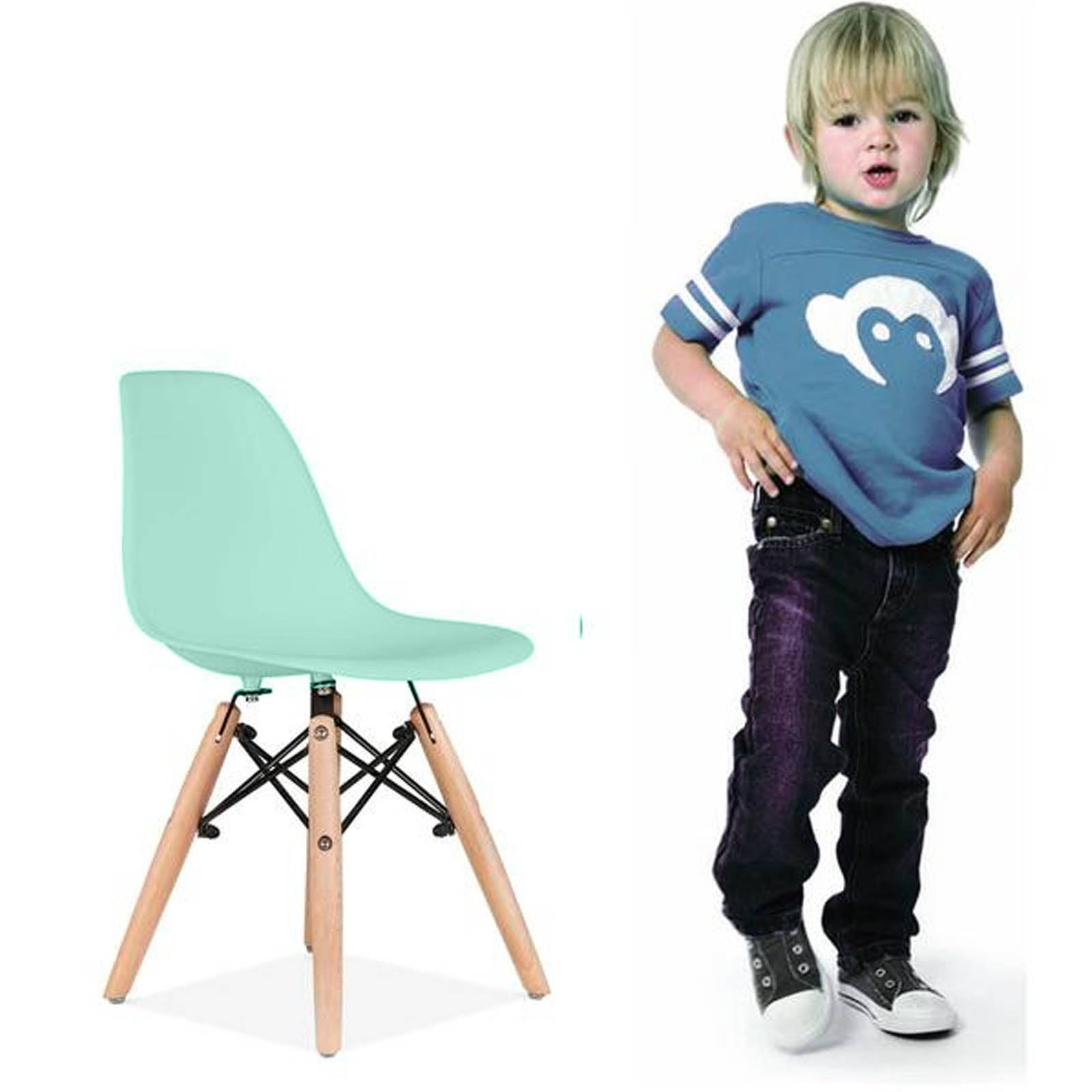 Kids Chair Plastic Pc-0117W-G -  Kids Chairs - ebarza Furniture UAE | Shop Modern Furniture in Abu Dhabi & Dubai - مفروشات ايبازرا في الامارات | تسوق اثاث عصري وديكورات مميزة في دبي وابوظبي