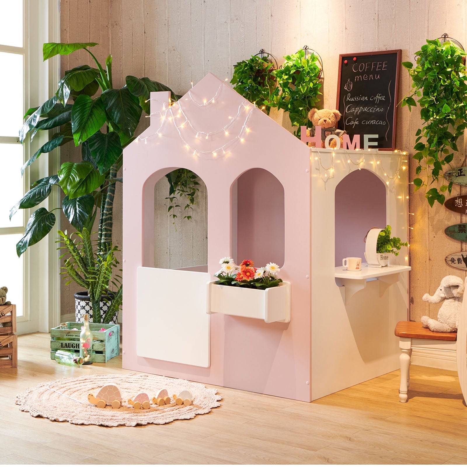 Kids Playhouse  Hk-C003-P -  Kids - ebarza Furniture UAE | Shop Modern Furniture in Abu Dhabi & Dubai - مفروشات ايبازرا في الامارات | تسوق اثاث عصري وديكورات مميزة في دبي وابوظبي