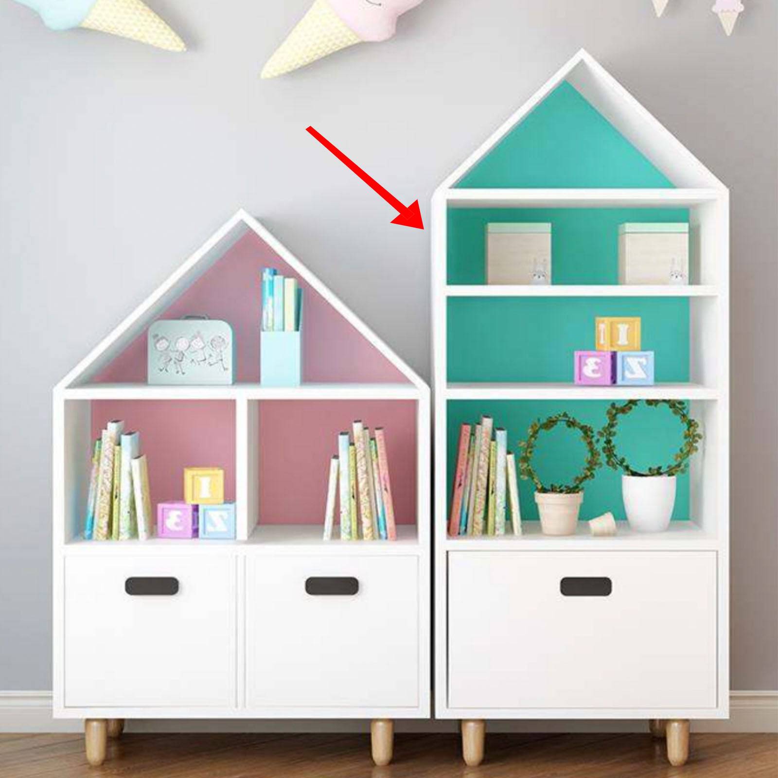Display Item - Kids Shelf  Hy-S002-Nakheel -  DISPLAY ITEM - ebarza Furniture UAE | Shop Modern Furniture in Abu Dhabi & Dubai - مفروشات ايبازرا في الامارات | تسوق اثاث عصري وديكورات مميزة في دبي وابوظبي