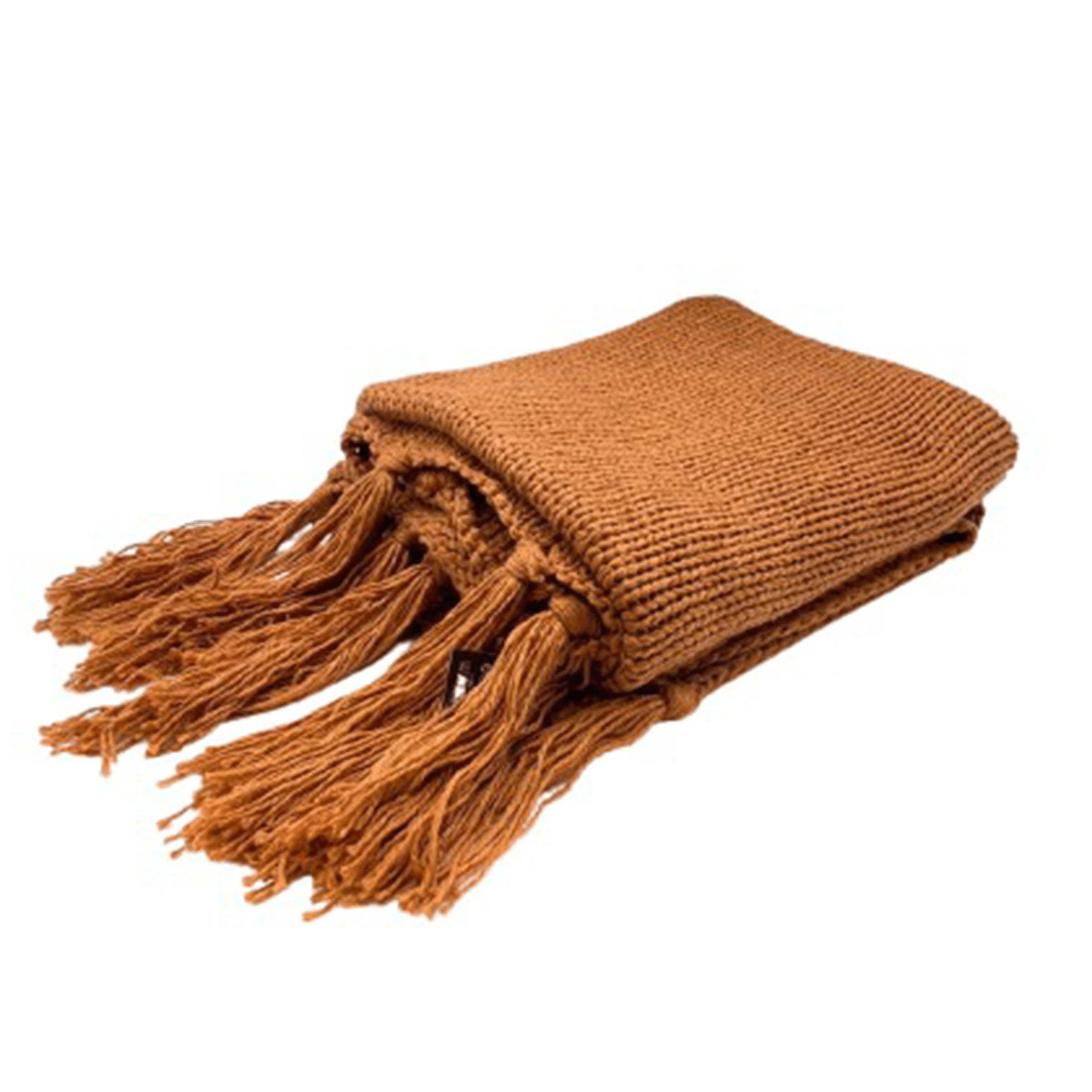 Knitting Cloth Blanket  180401-016-Camel-B -  Blankets - ebarza Furniture UAE | Shop Modern Furniture in Abu Dhabi & Dubai - مفروشات ايبازرا في الامارات | تسوق اثاث عصري وديكورات مميزة في دبي وابوظبي