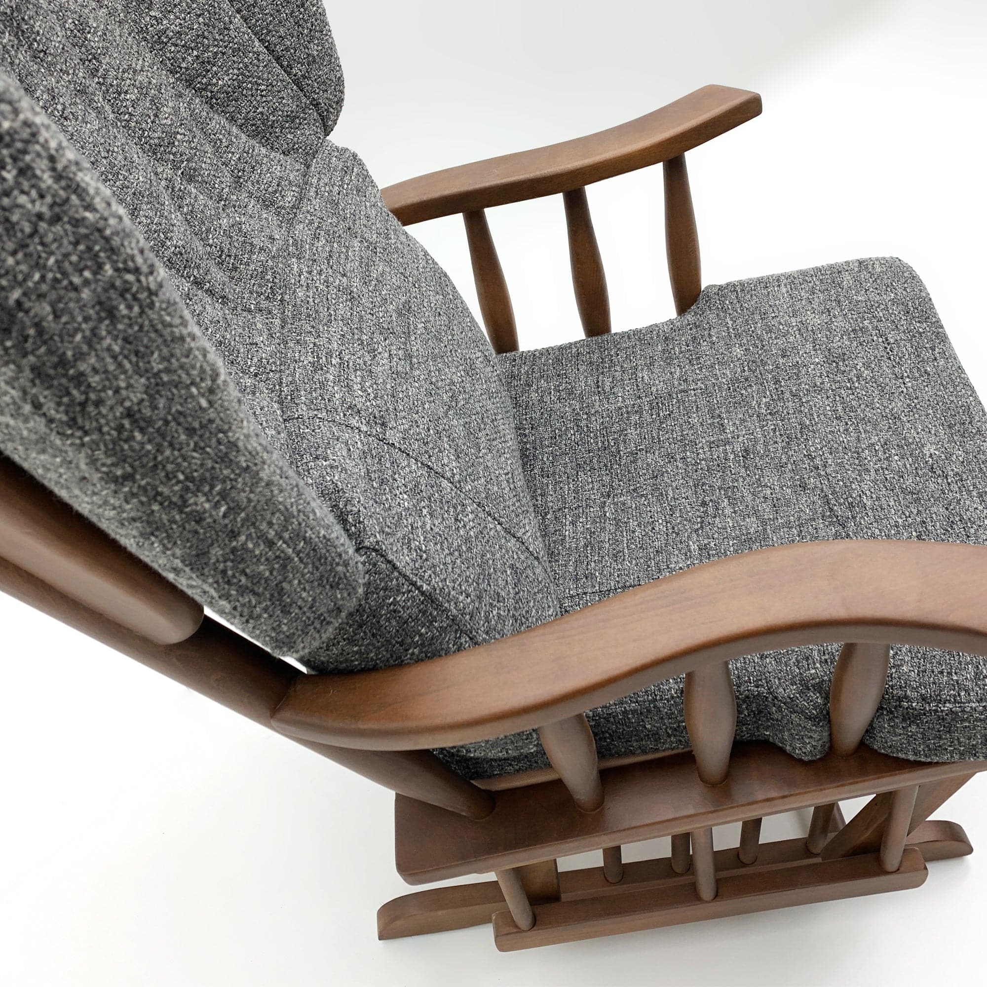 Konfor Rocking Chair And Rocking Pouf Kon-Cosmic48 -  Lounge Chairs - ebarza Furniture UAE | Shop Modern Furniture in Abu Dhabi & Dubai - مفروشات ايبازرا في الامارات | تسوق اثاث عصري وديكورات مميزة في دبي وابوظبي