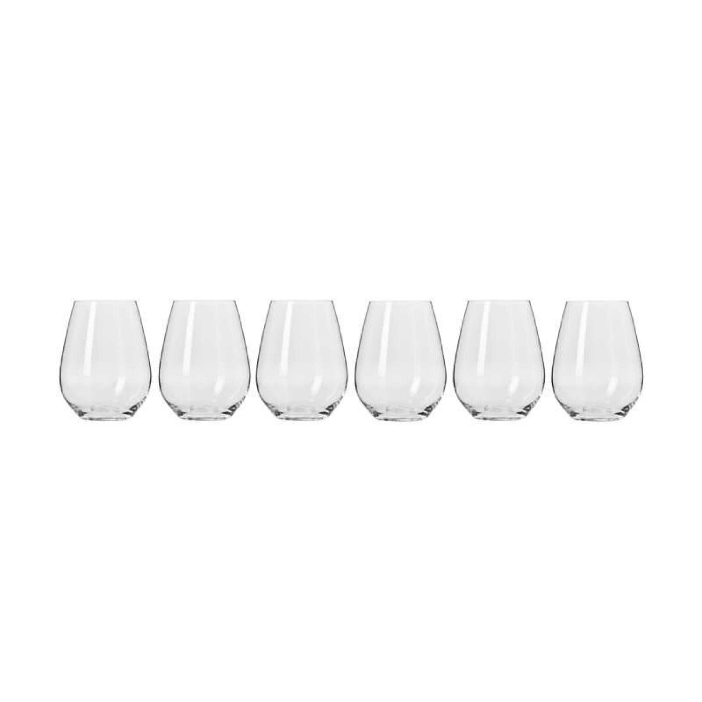 Krosno Harmony Stemless Drink Glass500Ml 6Pc Gift Boxed -  Drinkware - ebarza Furniture UAE | Shop Modern Furniture in Abu Dhabi & Dubai - مفروشات ايبازرا في الامارات | تسوق اثاث عصري وديكورات مميزة في دبي وابوظبي