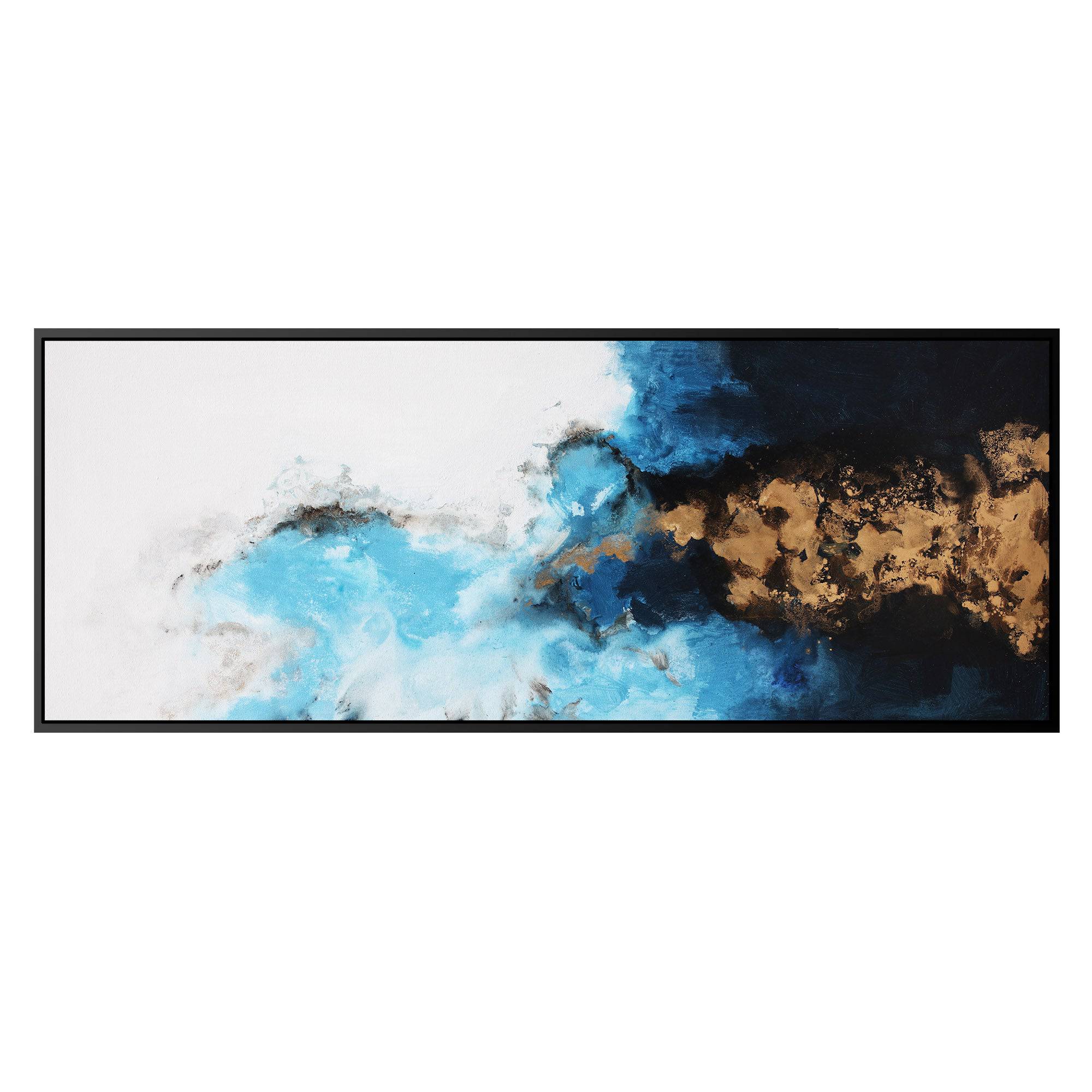 Landscape Hand Painted Art Painting With Frame 200X80 Cm Soap054 -  Paintings - ebarza Furniture UAE | Shop Modern Furniture in Abu Dhabi & Dubai - مفروشات ايبازرا في الامارات | تسوق اثاث عصري وديكورات مميزة في دبي وابوظبي