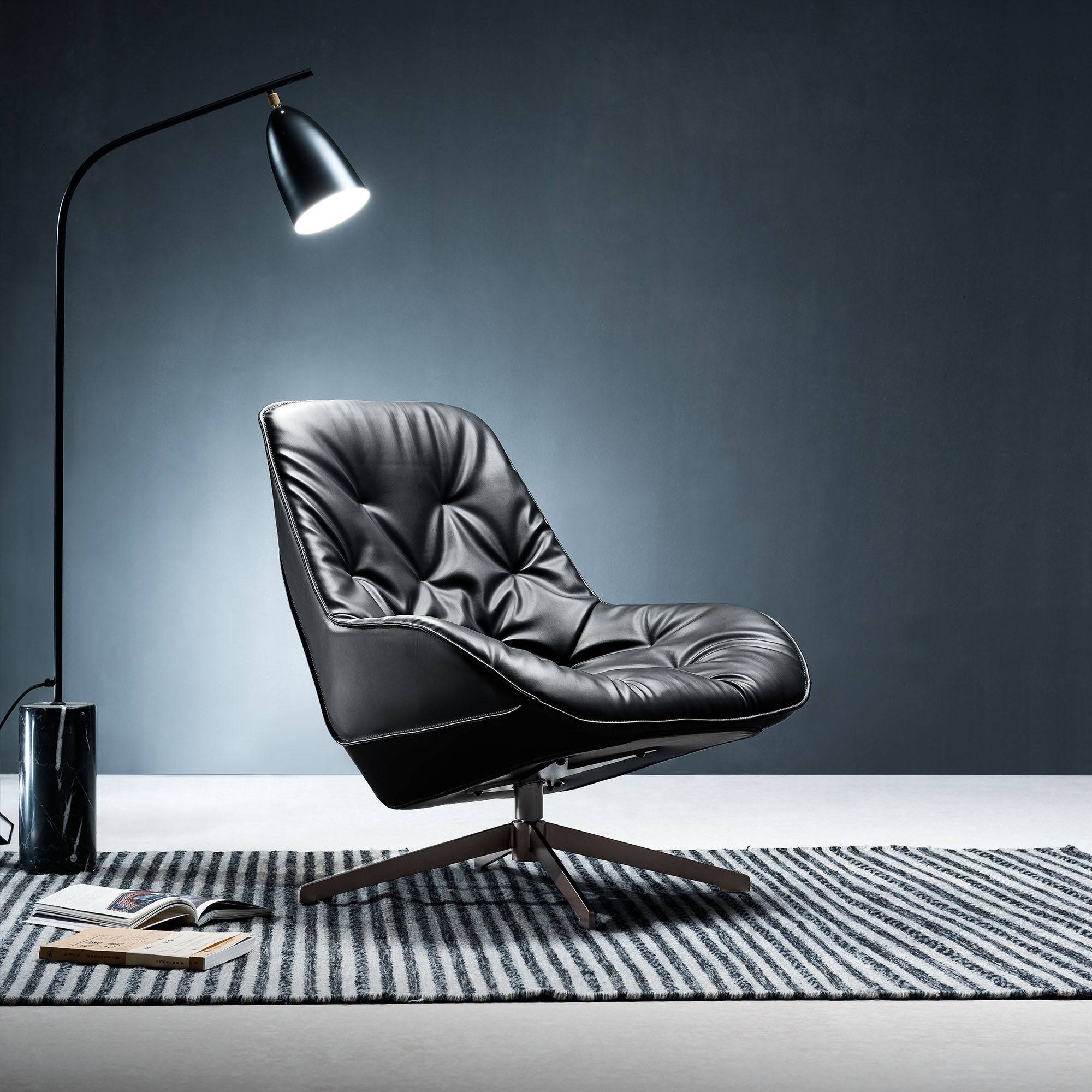 Pre-order 65 Days Delivery Latina Lounge Chair LC030 -  Lounge Chairs - ebarza Furniture UAE | Shop Modern Furniture in Abu Dhabi & Dubai - مفروشات ايبازرا في الامارات | تسوق اثاث عصري وديكورات مميزة في دبي وابوظبي