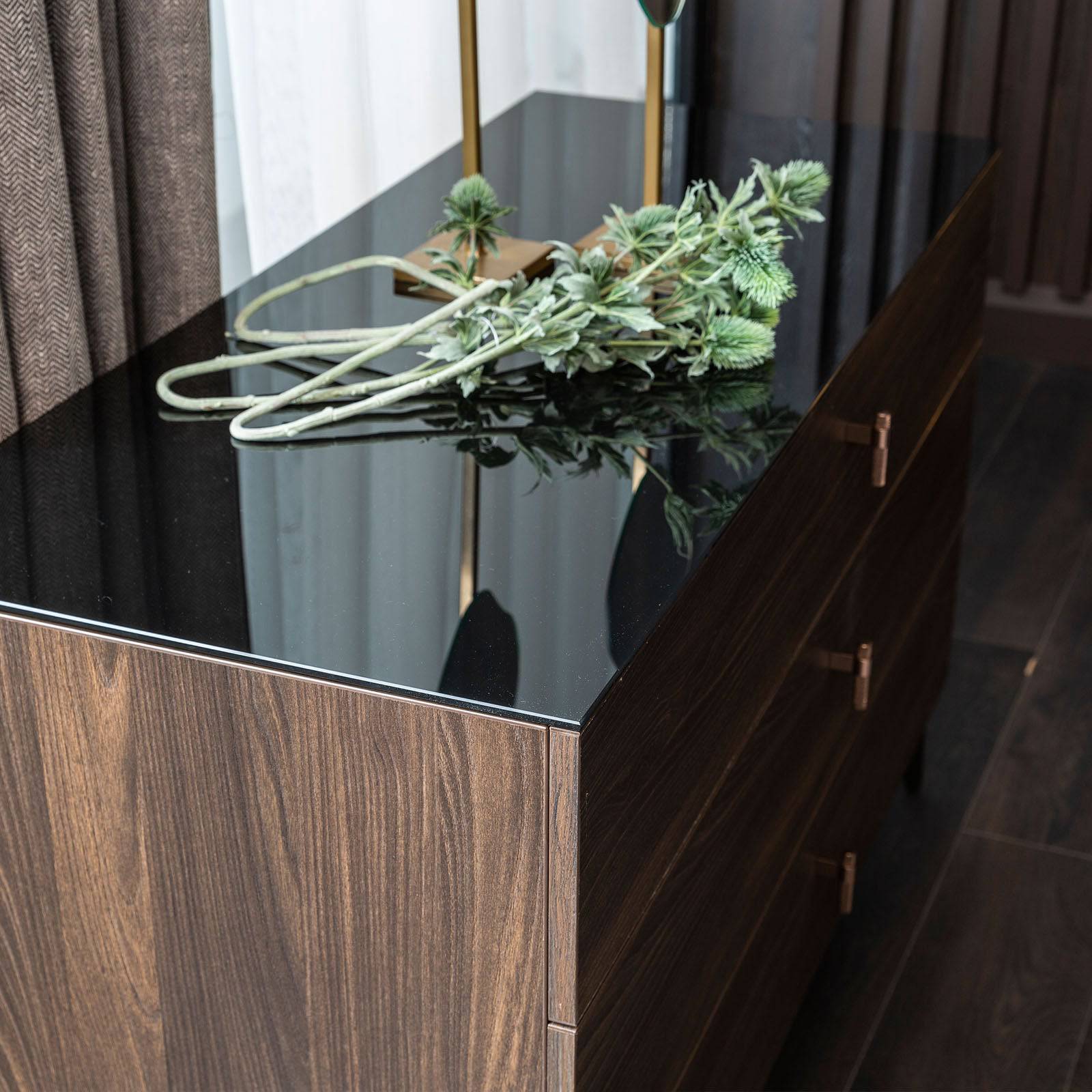Lazio Only Dresser+ Mirror   Lazio-Dresser -  Dressers and Mirrors - ebarza Furniture UAE | Shop Modern Furniture in Abu Dhabi & Dubai - مفروشات ايبازرا في الامارات | تسوق اثاث عصري وديكورات مميزة في دبي وابوظبي