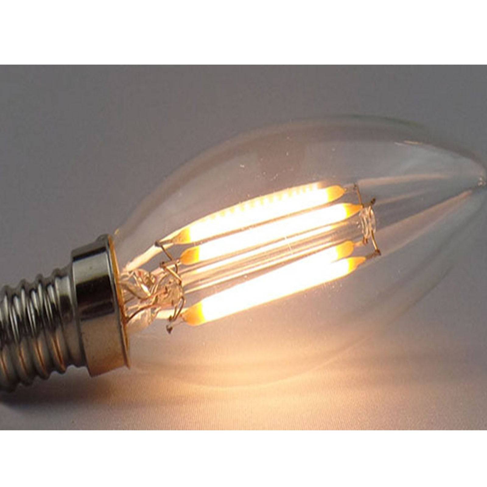 Led E14 Vintage Bulb C35-6W -  Bulbs - ebarza Furniture UAE | Shop Modern Furniture in Abu Dhabi & Dubai - مفروشات ايبازرا في الامارات | تسوق اثاث عصري وديكورات مميزة في دبي وابوظبي