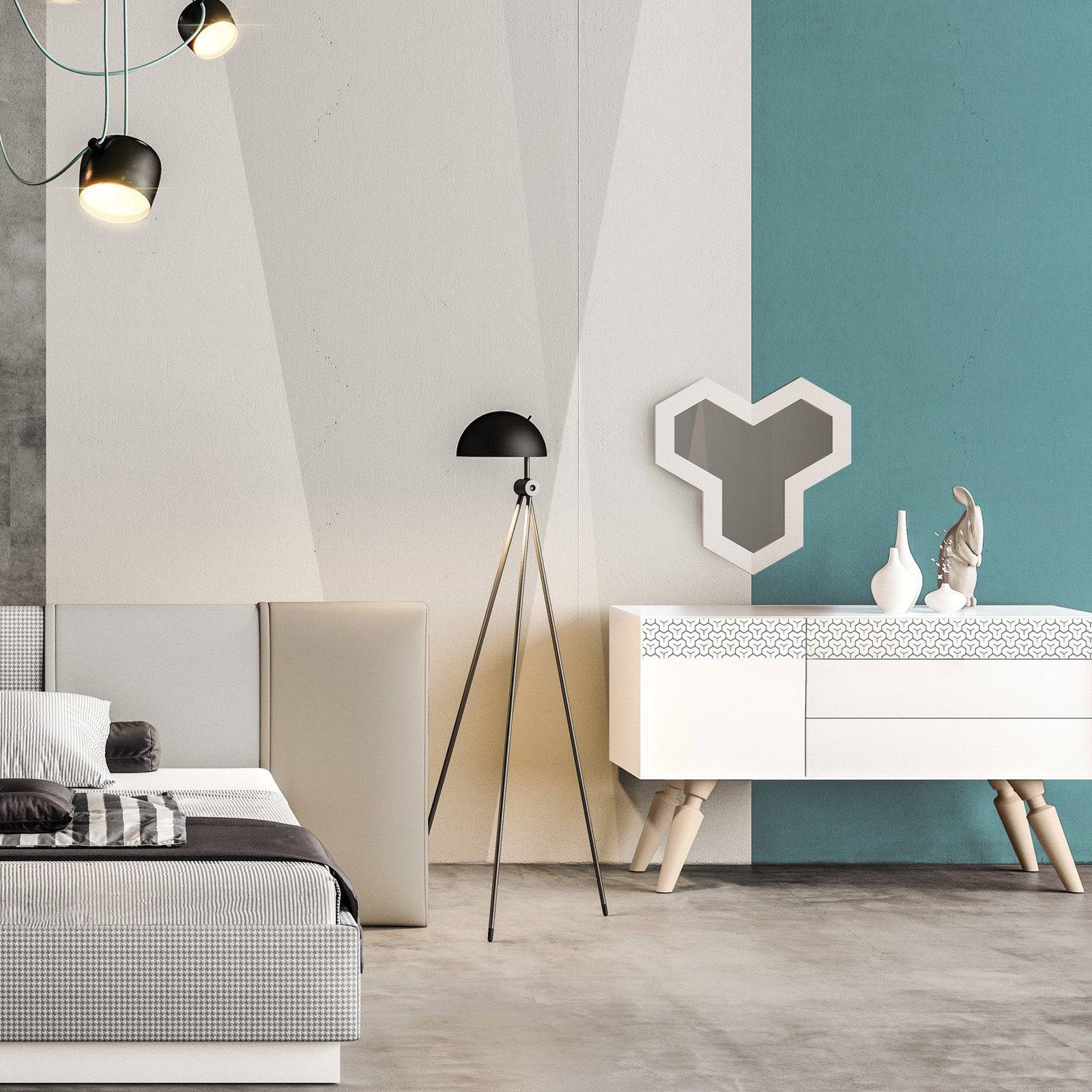 Leon Dresser & Mirror Mia180-Dresser -  Dressers and Mirrors - ebarza Furniture UAE | Shop Modern Furniture in Abu Dhabi & Dubai - مفروشات ايبازرا في الامارات | تسوق اثاث عصري وديكورات مميزة في دبي وابوظبي