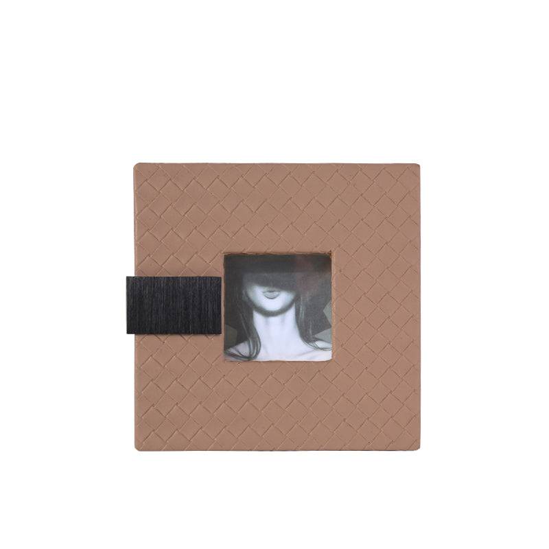 Light Coffee Textile Texture Photo Frame-B Fb-Pg2112B -  Photo Frames - ebarza Furniture UAE | Shop Modern Furniture in Abu Dhabi & Dubai - مفروشات ايبازرا في الامارات | تسوق اثاث عصري وديكورات مميزة في دبي وابوظبي