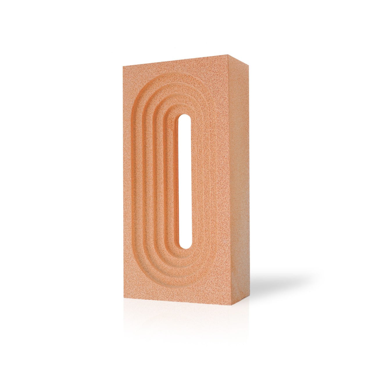 Foam Ceramic Art Hollow Brick Orange 056B  KZX-400-36B -  Wall Panels - ebarza Furniture UAE | Shop Modern Furniture in Abu Dhabi & Dubai - مفروشات ايبازرا في الامارات | تسوق اثاث عصري وديكورات مميزة في دبي وابوظبي