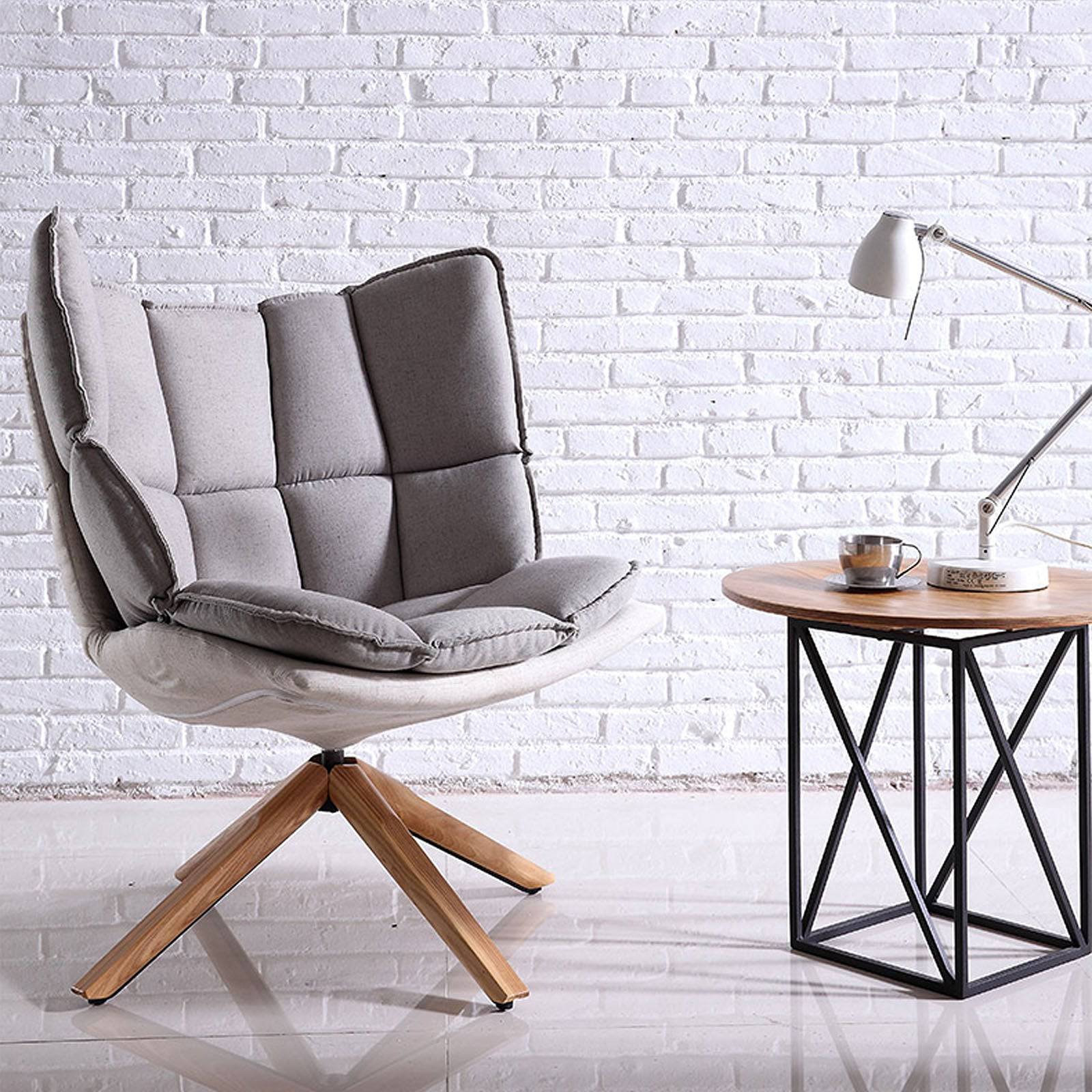 Lille Lounge Chair Lc005 6043 -  Lounge Chairs - ebarza Furniture UAE | Shop Modern Furniture in Abu Dhabi & Dubai - مفروشات ايبازرا في الامارات | تسوق اثاث عصري وديكورات مميزة في دبي وابوظبي