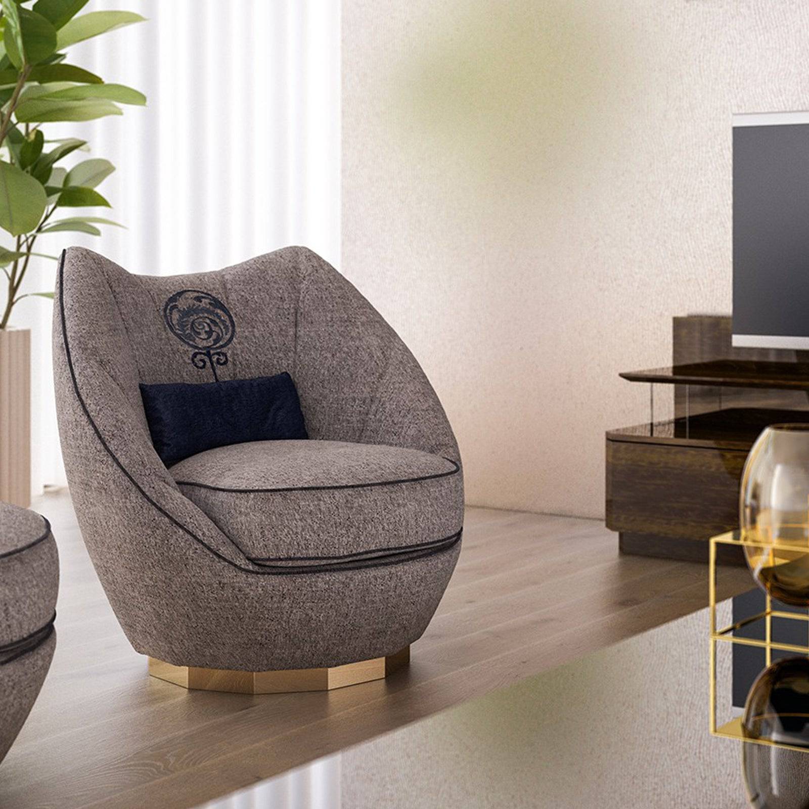 Lisa Armchair Sofa Lisa-Vol2Chair -  Armchairs - ebarza Furniture UAE | Shop Modern Furniture in Abu Dhabi & Dubai - مفروشات ايبازرا في الامارات | تسوق اثاث عصري وديكورات مميزة في دبي وابوظبي