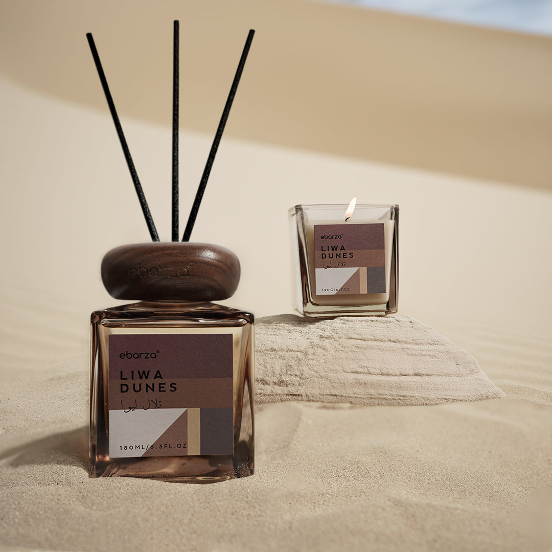 LIWA DUNES- Stylish - Warm Moss BROWN 180ml [ Sticks Diffuser ] ebarza vipes MS.QN2207 -  Stick Diffusers - ebarza Furniture UAE | Shop Modern Furniture in Abu Dhabi & Dubai - مفروشات ايبازرا في الامارات | تسوق اثاث عصري وديكورات مميزة في دبي وابوظبي