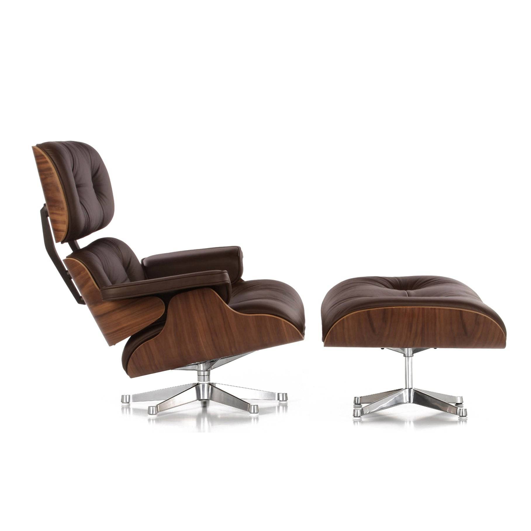 Lounge Chair And Ottoman Tall BROWN-W Bp8026-Twb BROWN -  Lounge Chairs - ebarza Furniture UAE | Shop Modern Furniture in Abu Dhabi & Dubai - مفروشات ايبازرا في الامارات | تسوق اثاث عصري وديكورات مميزة في دبي وابوظبي