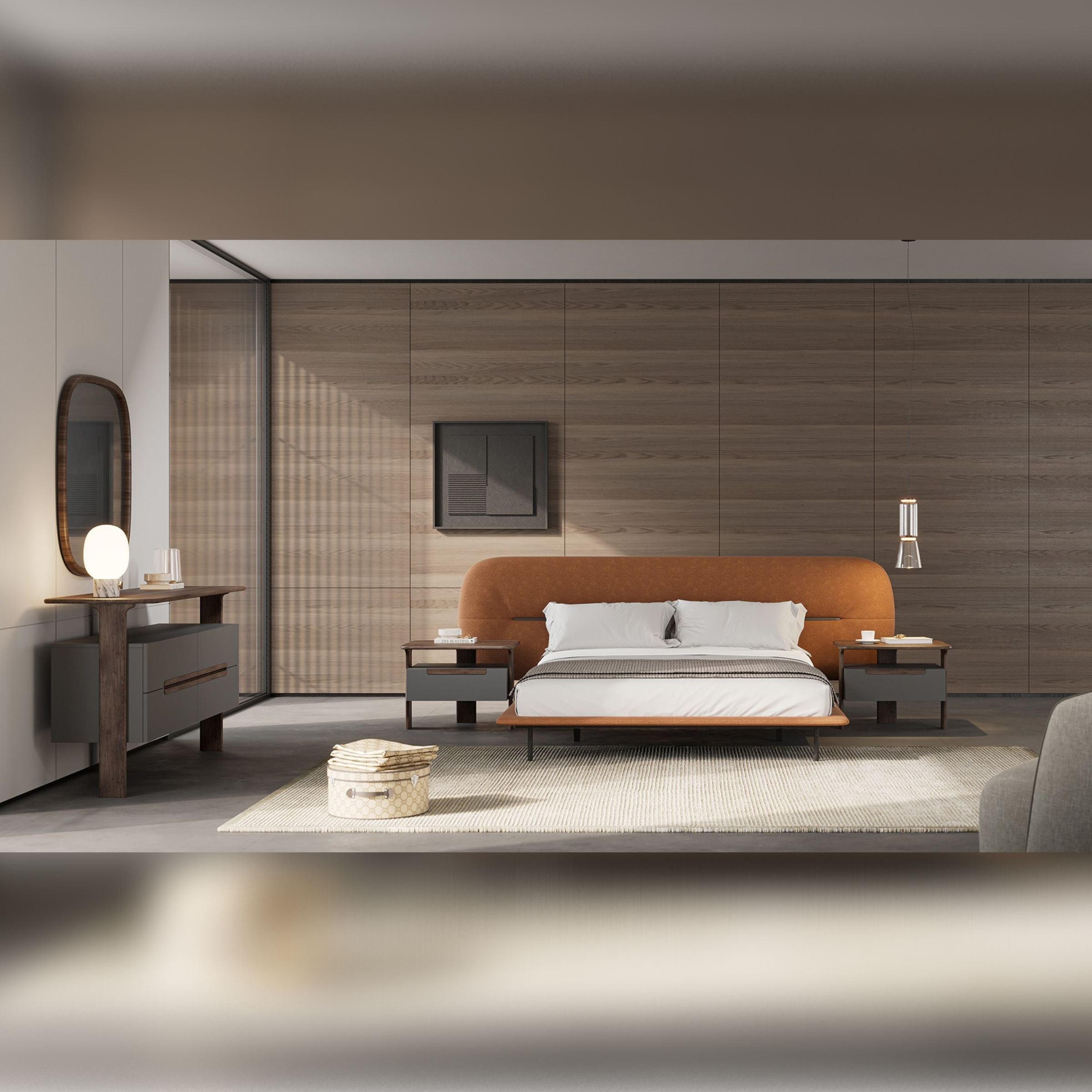 As Is - Lova Dresser & Mirror YOLVA-DM -  DISPLAY ITEM - ebarza Furniture UAE | Shop Modern Furniture in Abu Dhabi & Dubai - مفروشات ايبازرا في الامارات | تسوق اثاث عصري وديكورات مميزة في دبي وابوظبي