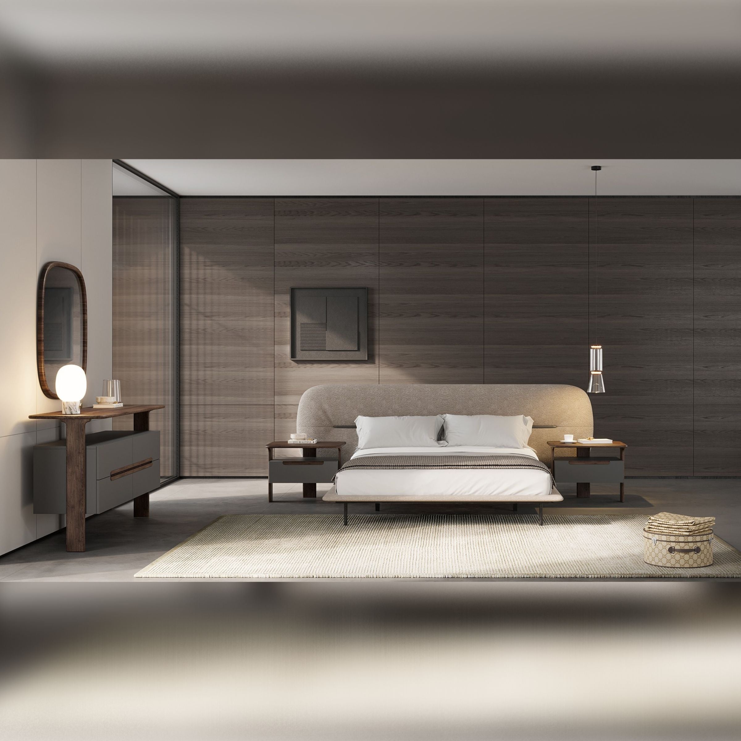 Pre-order 25 Days Delivery Lova Kingsize Bedstead 180cm YOLVA-BG -  Bedsteads - ebarza Furniture UAE | Shop Modern Furniture in Abu Dhabi & Dubai - مفروشات ايبازرا في الامارات | تسوق اثاث عصري وديكورات مميزة في دبي وابوظبي