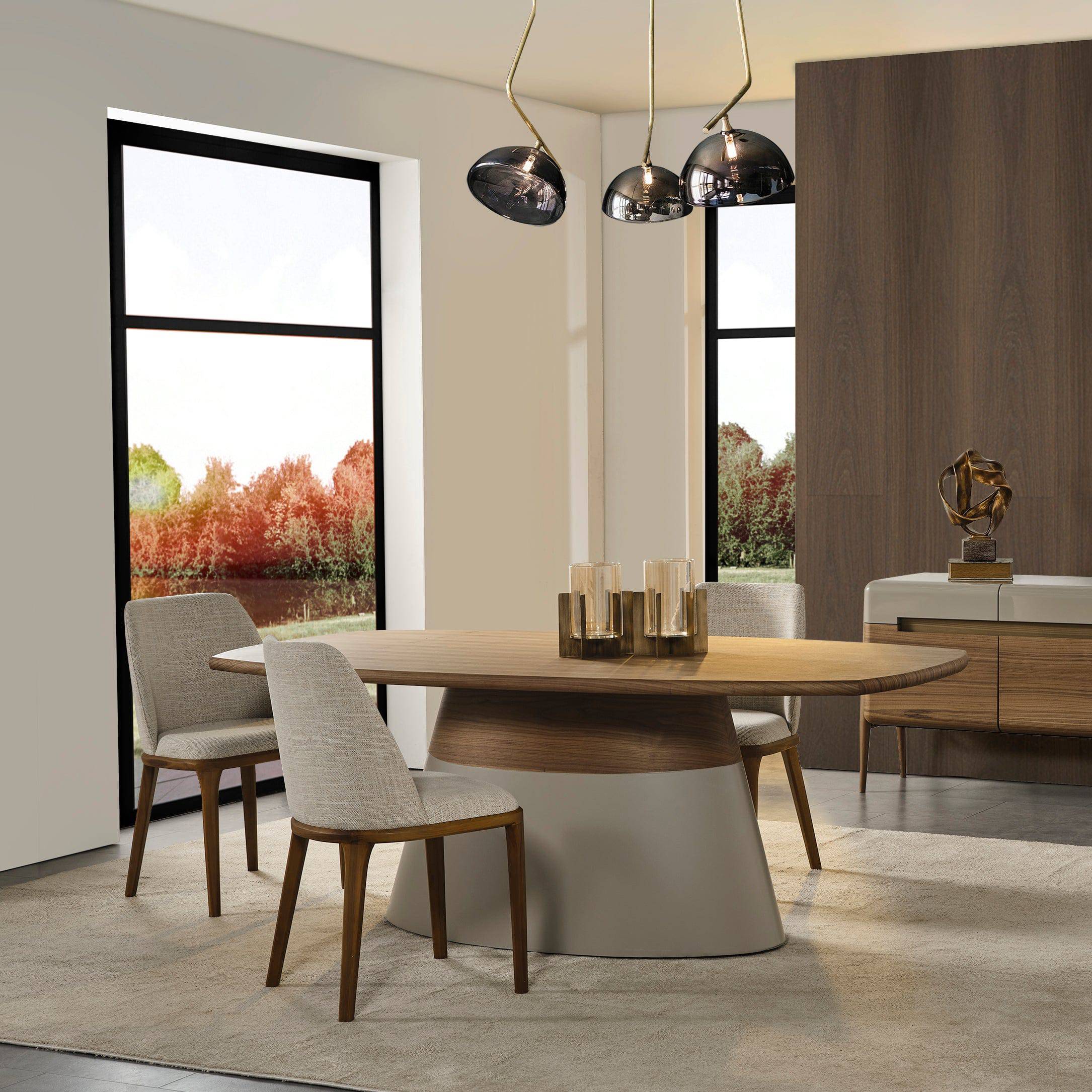 Display Item - Lucca Kristal Dining Table Krstl-Lucadt-YAS -  DISPLAY ITEM - ebarza Furniture UAE | Shop Modern Furniture in Abu Dhabi & Dubai - مفروشات ايبازرا في الامارات | تسوق اثاث عصري وديكورات مميزة في دبي وابوظبي