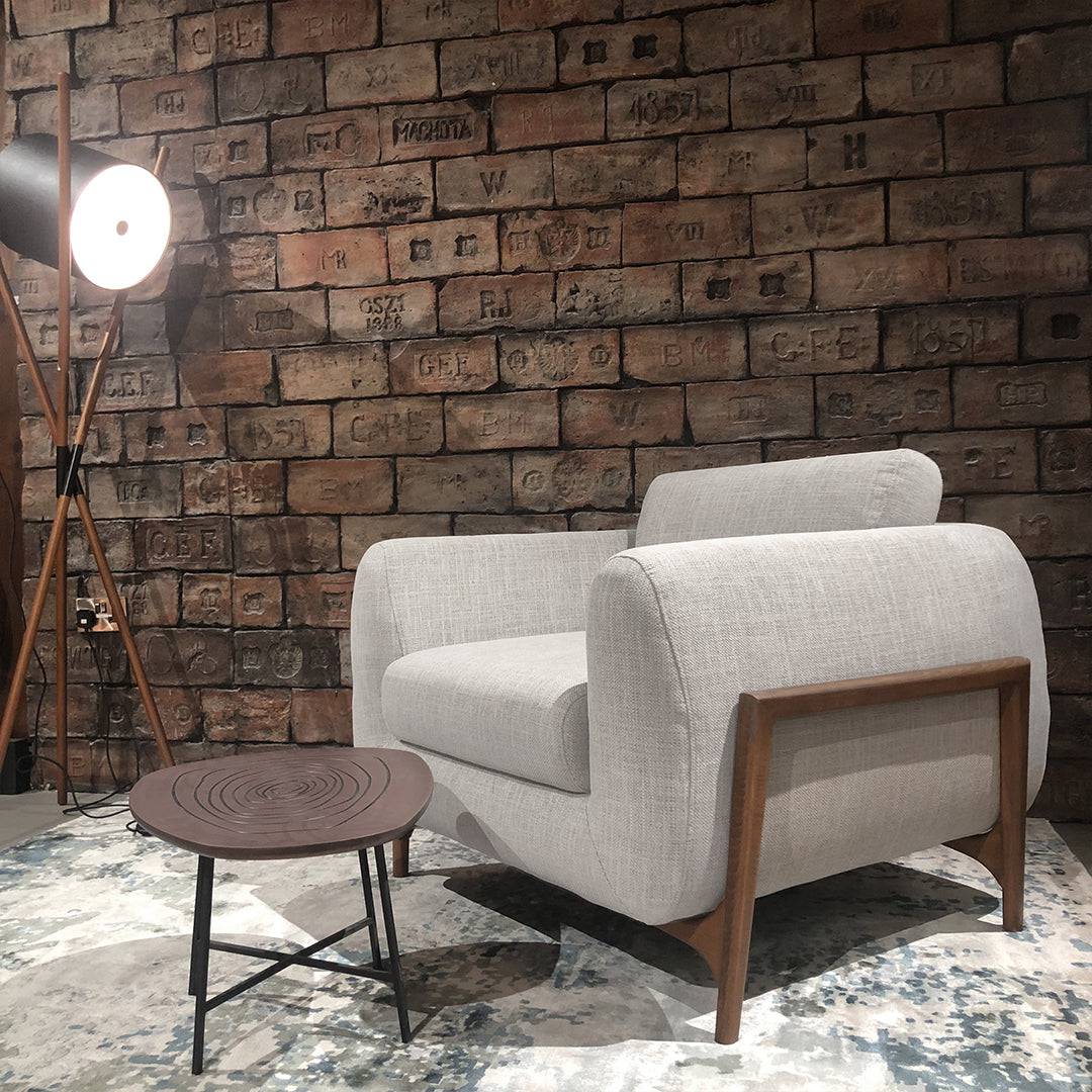 Lucca Kristal Lounge Beige Chair Krstl-Lucarc-Beige -  Lounge Chairs - ebarza Furniture UAE | Shop Modern Furniture in Abu Dhabi & Dubai - مفروشات ايبازرا في الامارات | تسوق اثاث عصري وديكورات مميزة في دبي وابوظبي