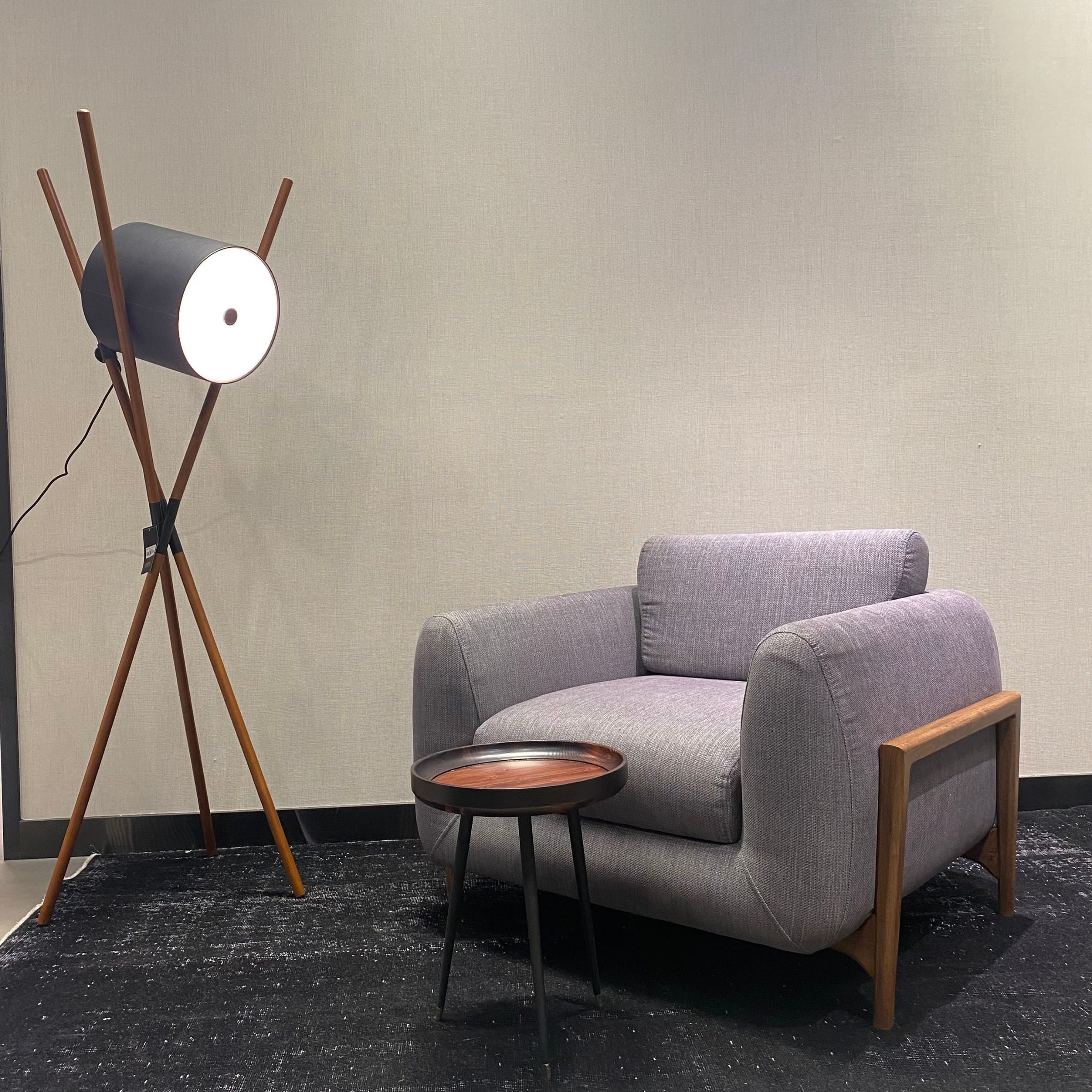 Lucca Kristal Lounge Chair Grey KRSTL-LUDARC-Grey -  Lounge Chairs - ebarza Furniture UAE | Shop Modern Furniture in Abu Dhabi & Dubai - مفروشات ايبازرا في الامارات | تسوق اثاث عصري وديكورات مميزة في دبي وابوظبي