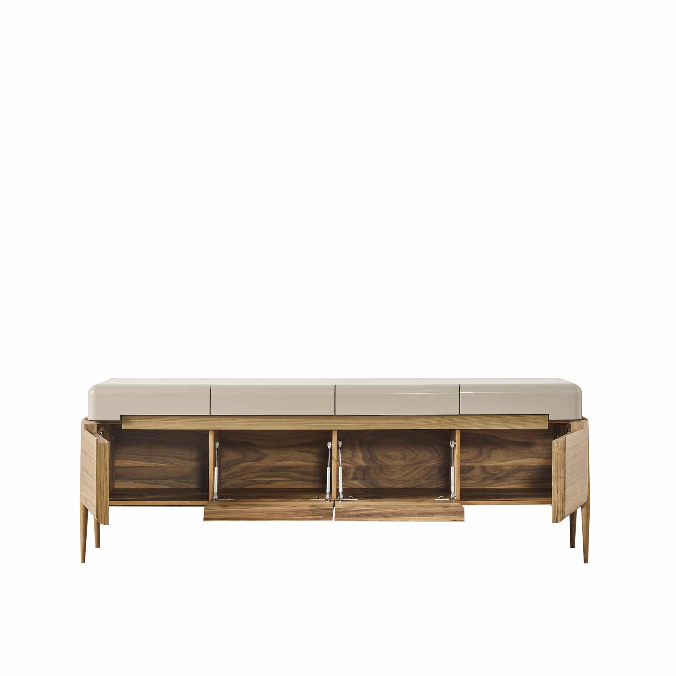 Display Item - Lucca Kristal Sideboard And Mirror Krstl-Lucasb-Nakheel -  DISPLAY ITEM - ebarza Furniture UAE | Shop Modern Furniture in Abu Dhabi & Dubai - مفروشات ايبازرا في الامارات | تسوق اثاث عصري وديكورات مميزة في دبي وابوظبي