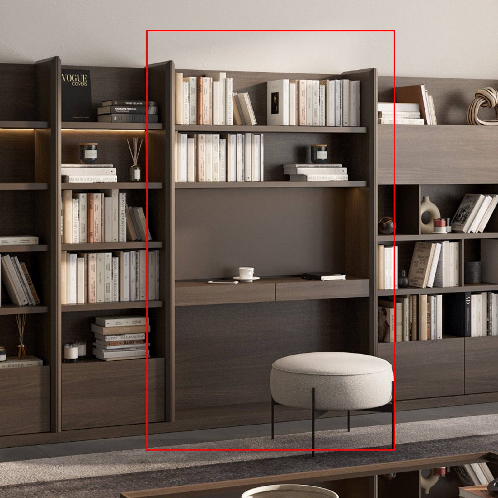 Luis Wall Unit Desk Module Luis-Desk -  TV Units - ebarza Furniture UAE | Shop Modern Furniture in Abu Dhabi & Dubai - مفروشات ايبازرا في الامارات | تسوق اثاث عصري وديكورات مميزة في دبي وابوظبي