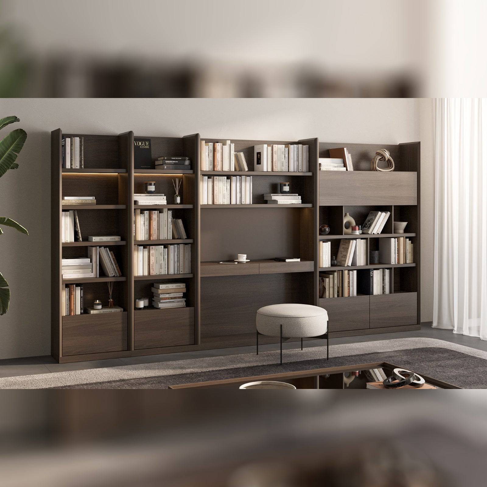 Luis Wall Unit Desk Module Luis-Desk -  TV Units - ebarza Furniture UAE | Shop Modern Furniture in Abu Dhabi & Dubai - مفروشات ايبازرا في الامارات | تسوق اثاث عصري وديكورات مميزة في دبي وابوظبي