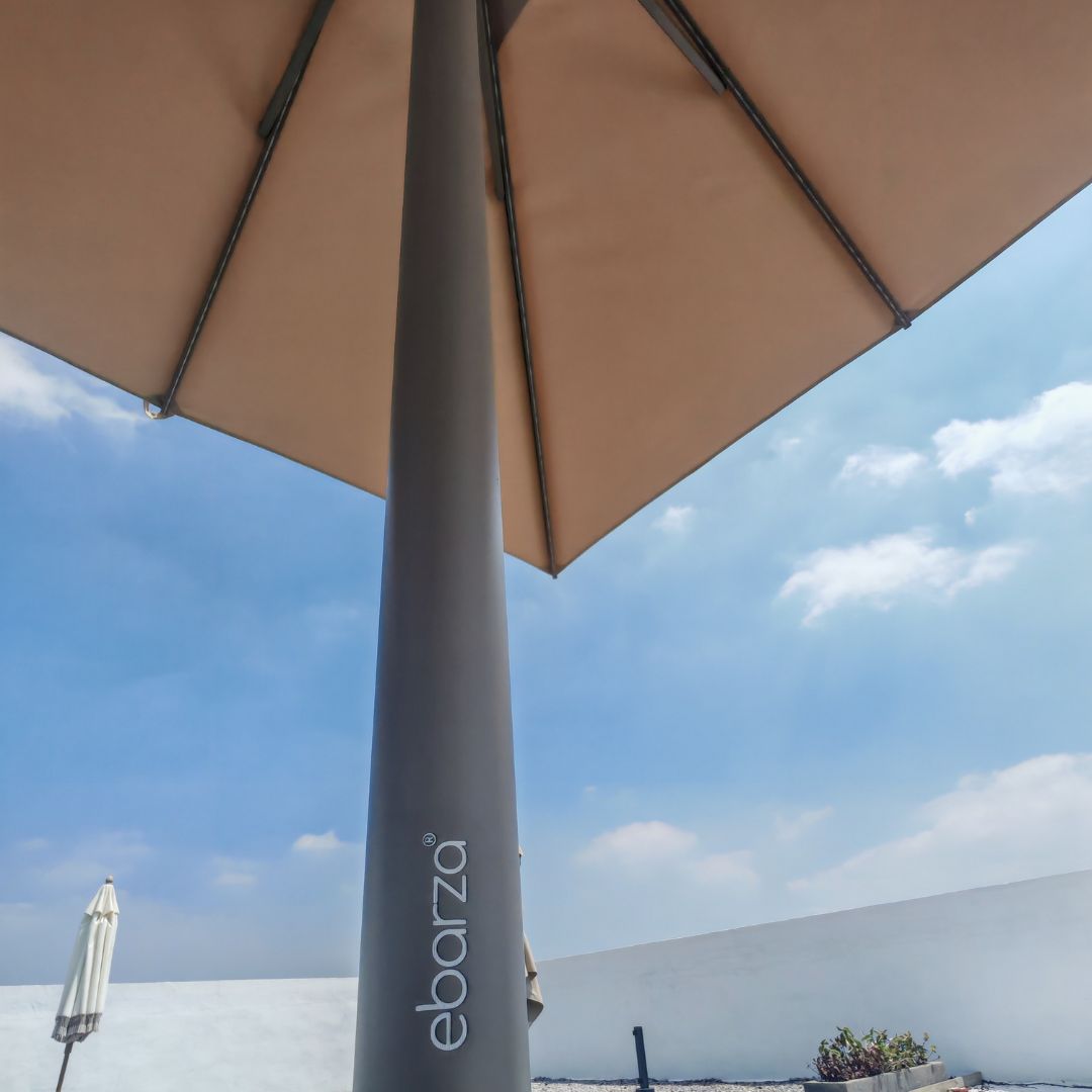 Luxury Hydraulic Center Pole Umbrella MS-1602-2A-LED -  Outdoor Umbrellas - ebarza Furniture UAE | Shop Modern Furniture in Abu Dhabi & Dubai - مفروشات ايبازرا في الامارات | تسوق اثاث عصري وديكورات مميزة في دبي وابوظبي