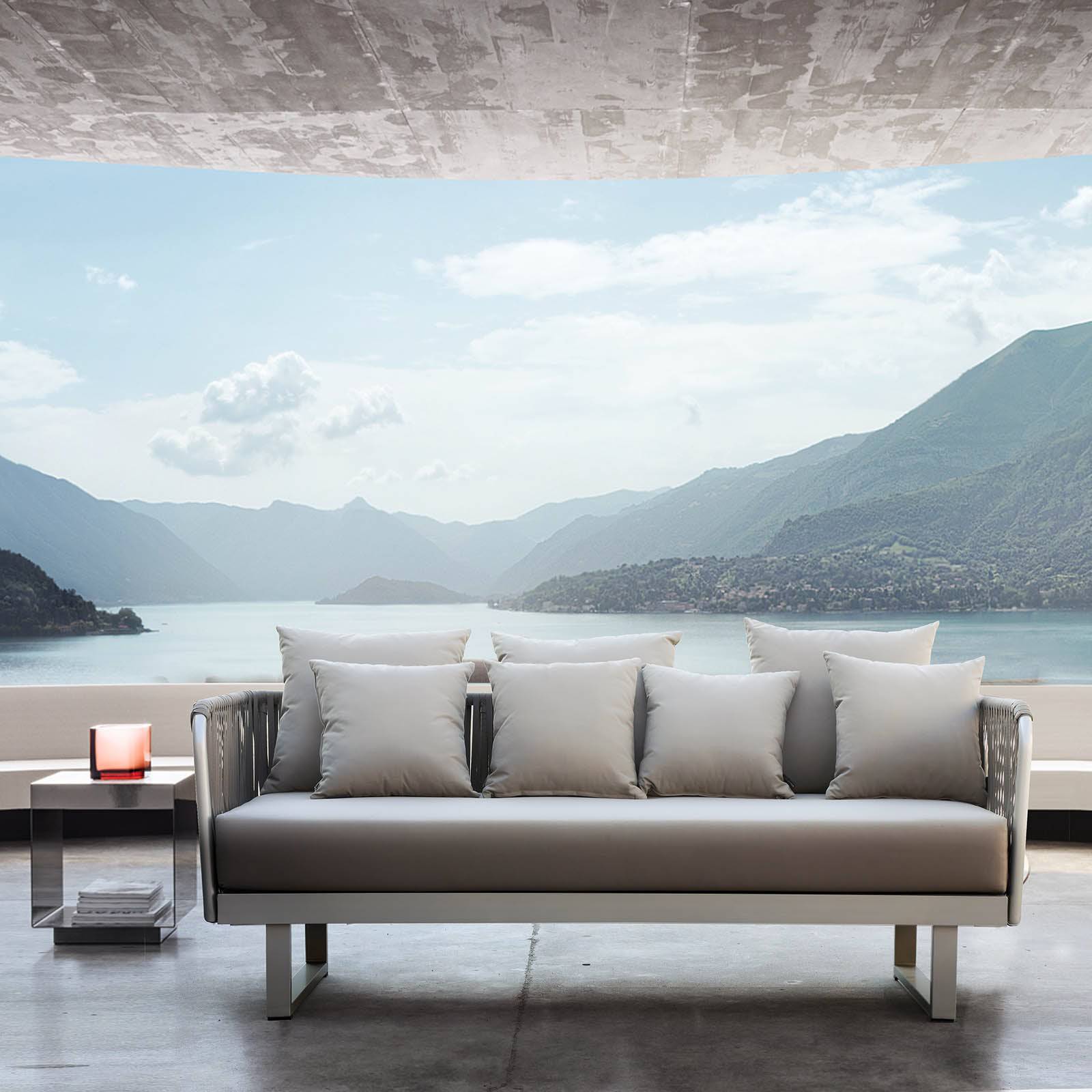 Lyon 3 Seater Outdoor Sofa 20810901 -  Outdoor Sofas - ebarza Furniture UAE | Shop Modern Furniture in Abu Dhabi & Dubai - مفروشات ايبازرا في الامارات | تسوق اثاث عصري وديكورات مميزة في دبي وابوظبي