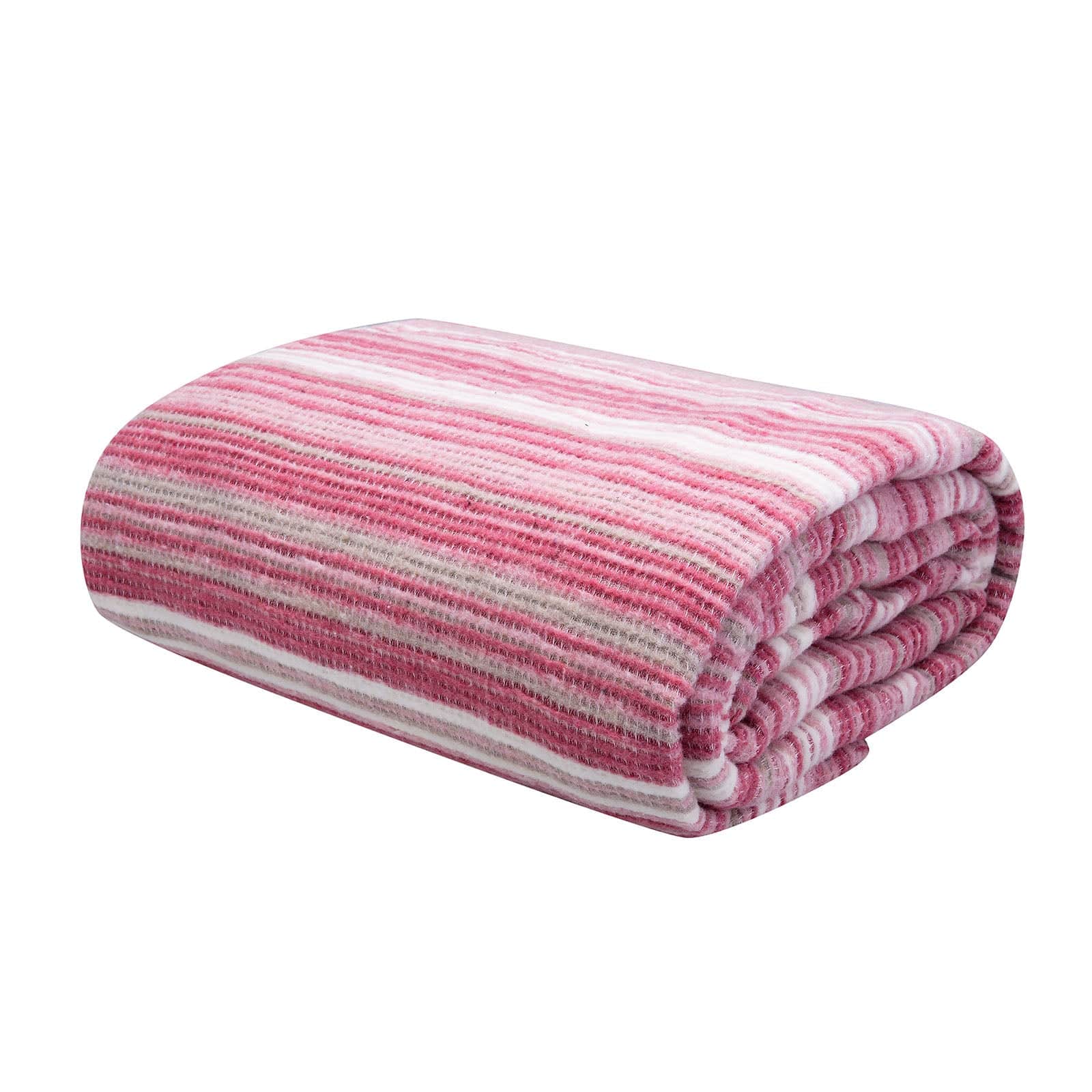 Lyon Pink Double Softline Blanket 201.15.01.0071 -  Blankets - ebarza Furniture UAE | Shop Modern Furniture in Abu Dhabi & Dubai - مفروشات ايبازرا في الامارات | تسوق اثاث عصري وديكورات مميزة في دبي وابوظبي