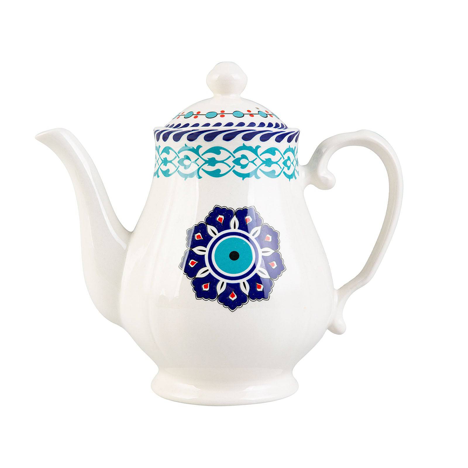 Mai Teapot Porcelain 1150 Ml 153.03.07.9020 -  Coffee and Tea Pots - ebarza Furniture UAE | Shop Modern Furniture in Abu Dhabi & Dubai - مفروشات ايبازرا في الامارات | تسوق اثاث عصري وديكورات مميزة في دبي وابوظبي