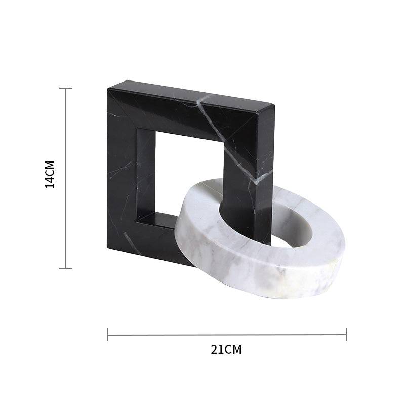 Marble Abstract Décor Fb-T2007 -  Home Decor Figurines - ebarza Furniture UAE | Shop Modern Furniture in Abu Dhabi & Dubai - مفروشات ايبازرا في الامارات | تسوق اثاث عصري وديكورات مميزة في دبي وابوظبي